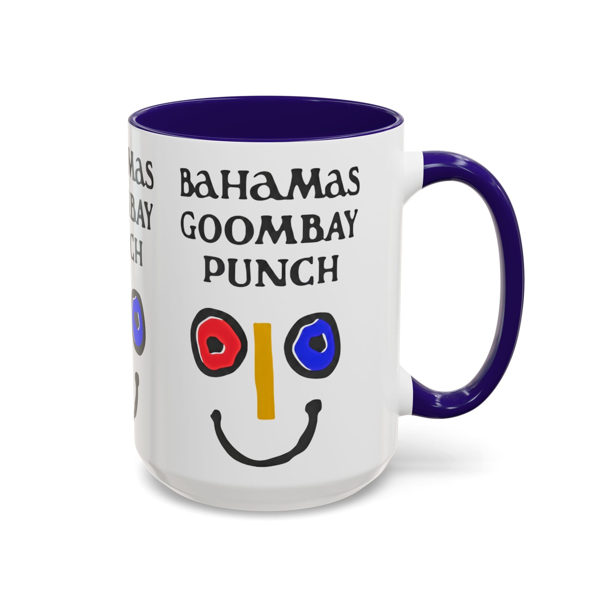 Bahamas Goombay Punch Mug — Colorful Caribbean Smile Coffee Cup (11oz, 15oz) - Creations by Chris and Carlos