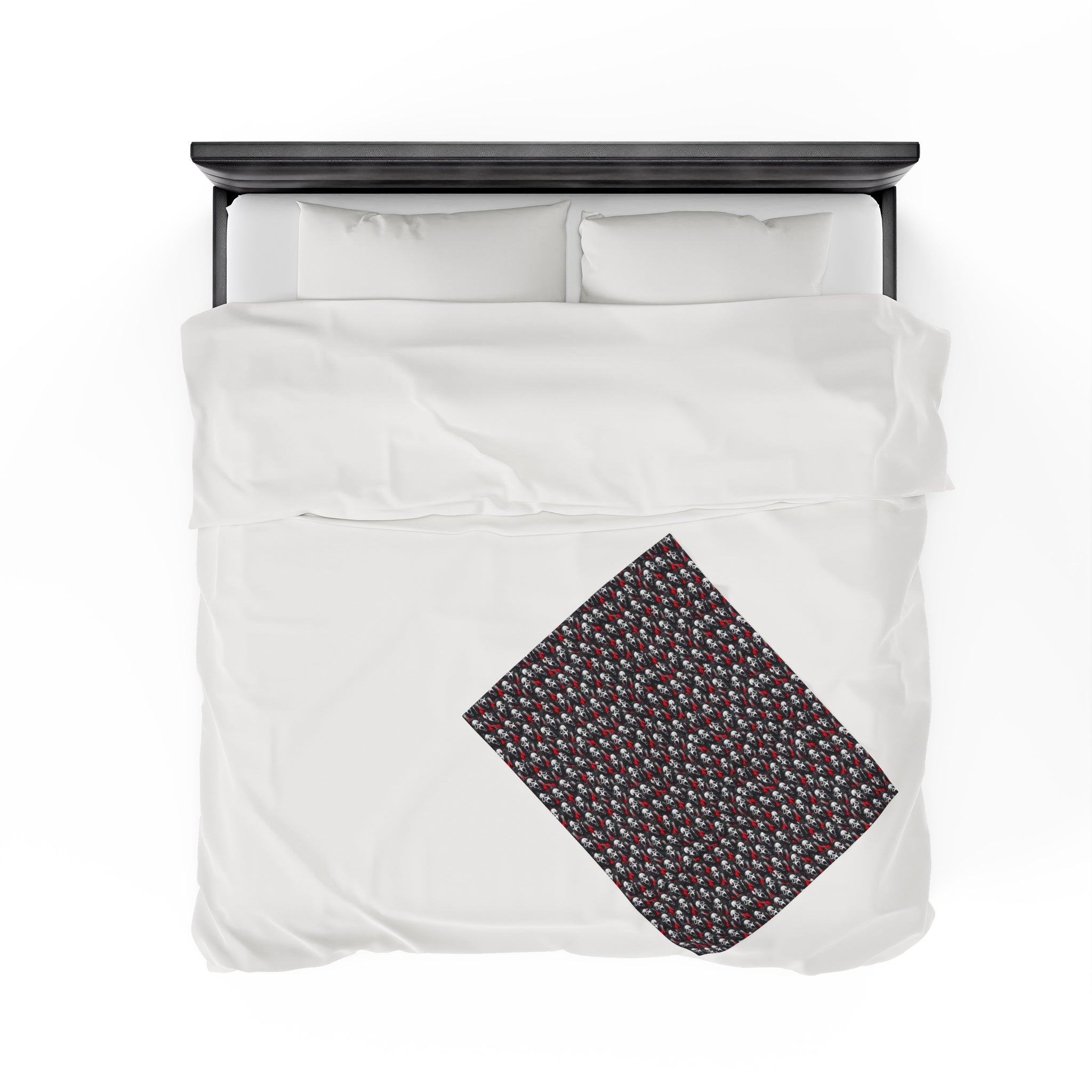 Scream Ghost Face- Velveteen Plush CuddleLux Bliss Blanket - Creations by Chris and Carlos