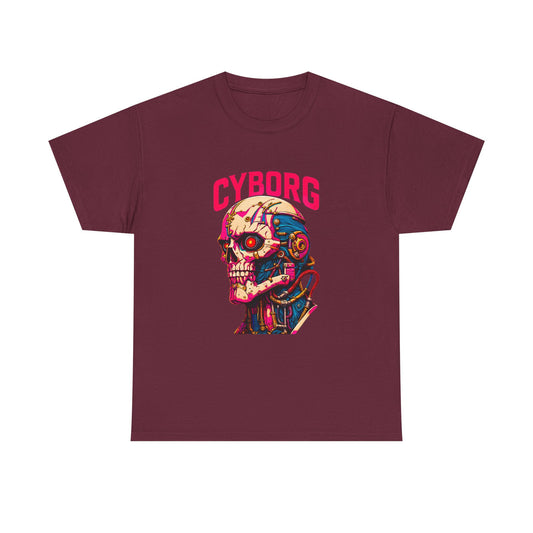 Cyborg Unisex Heavy Cotton Tee - Creations by Chris and Carlos