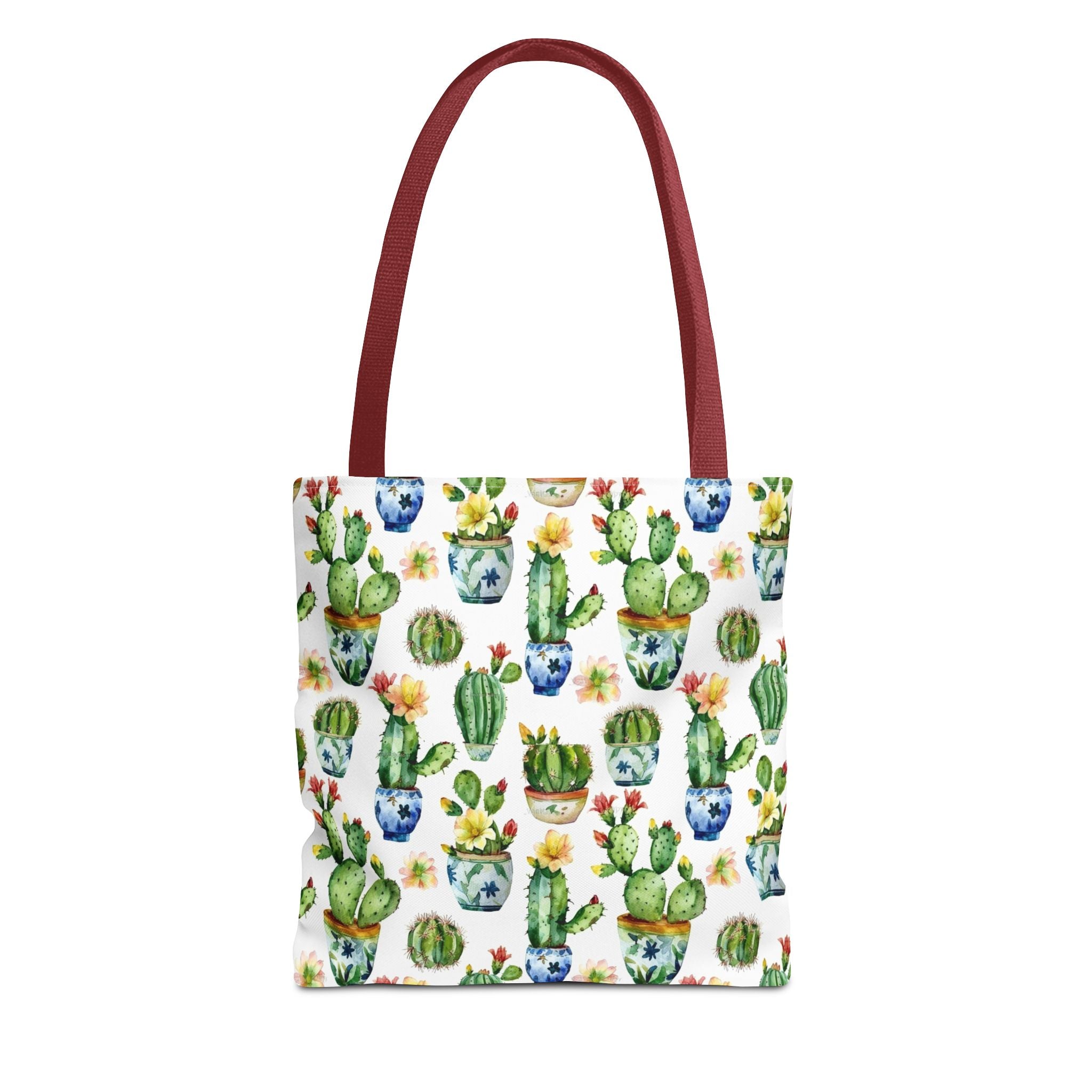 Sol y Alegría (Sun and Joy) Collection- Cactus Succulent Pattern Microfiber Blanket Soft Velveteen Throw for Home & Garden Lovers Cactus Watercolor Tote Bag – Floral Potted Succulent Pattern All-Over Print - Creations by Chris and Carlos
