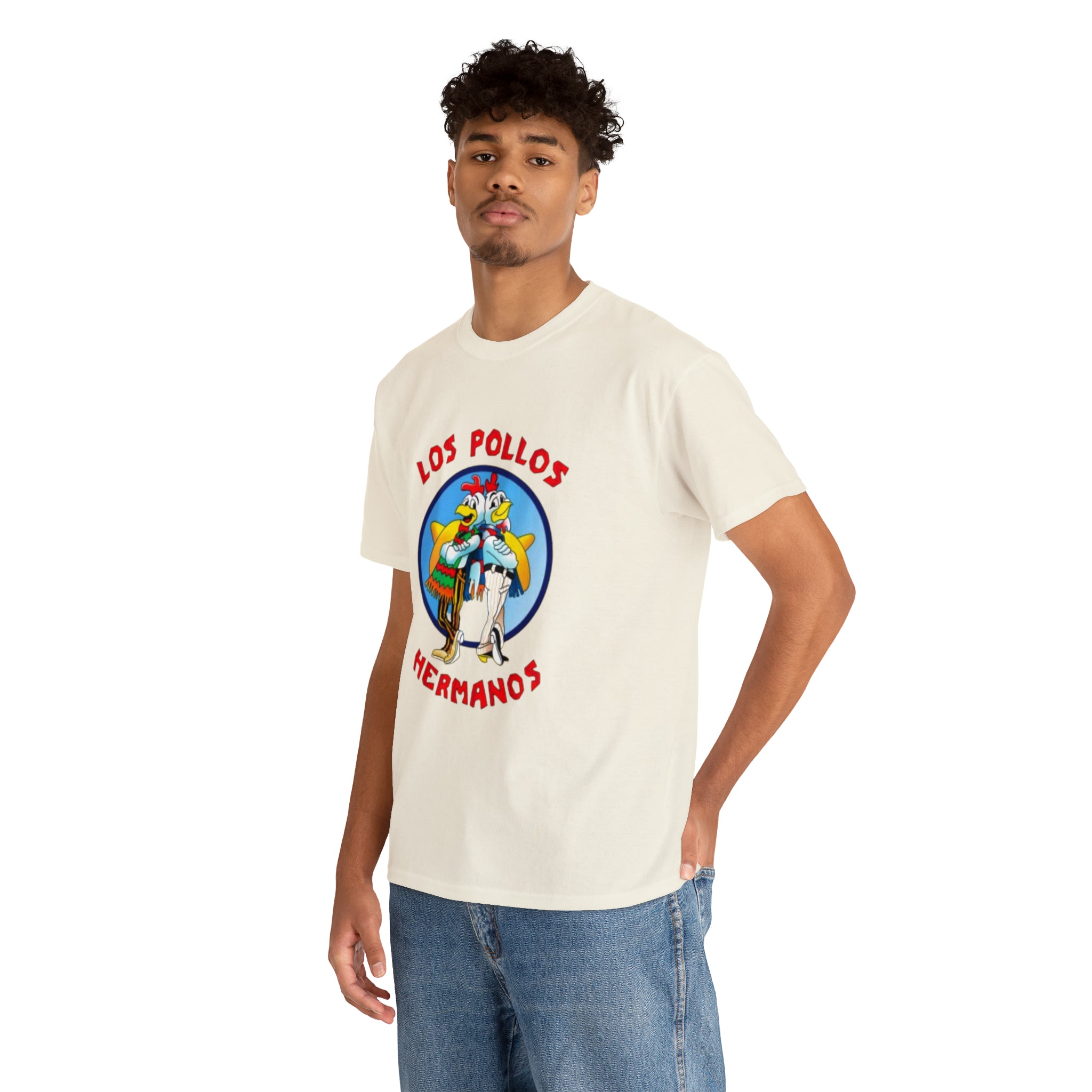 Pollos- Unisex Heavy Cotton T-Shirt - Creations by Chris and Carlos
