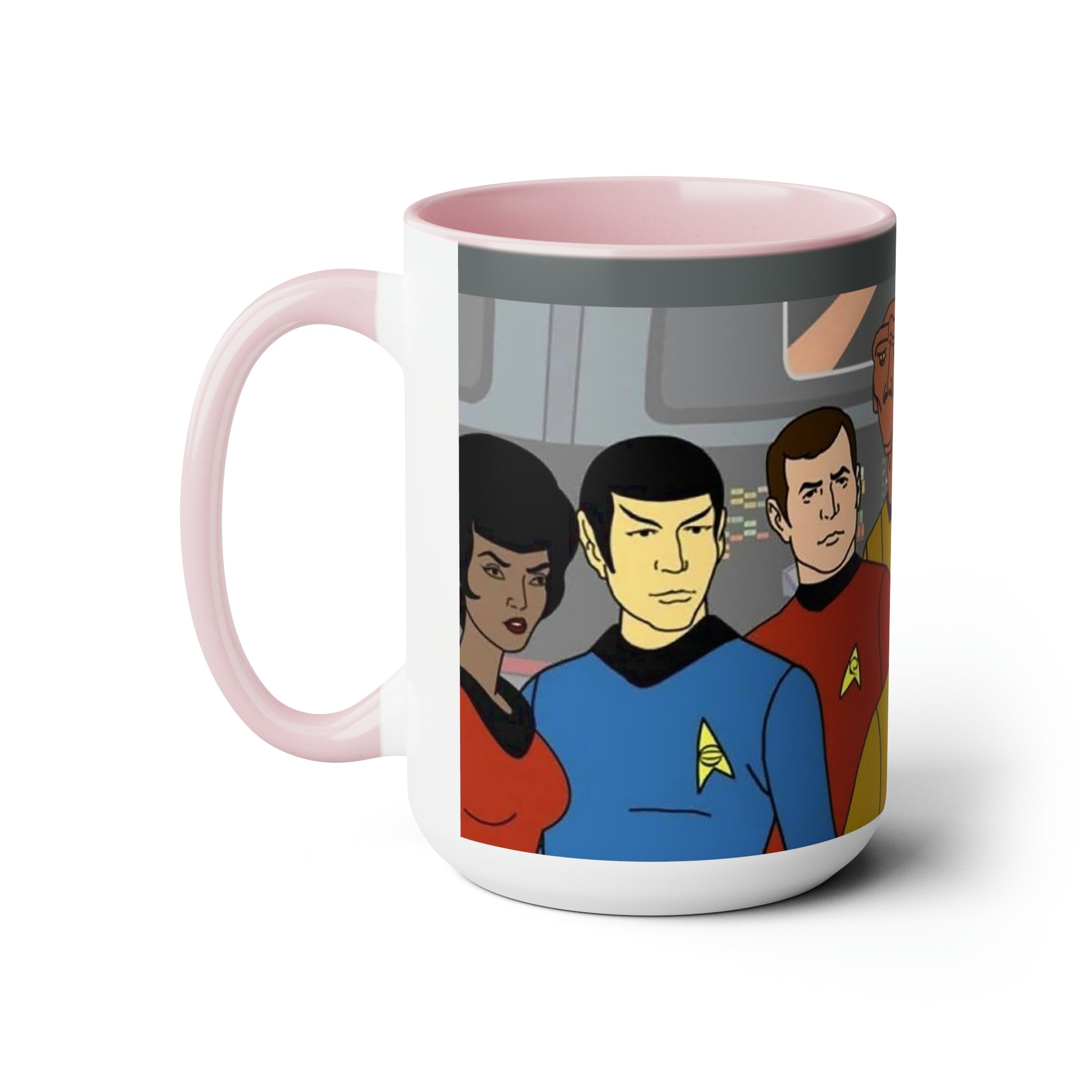 Star Trek Collection- White Ceramic Mug - Creations by Chris and Carlos