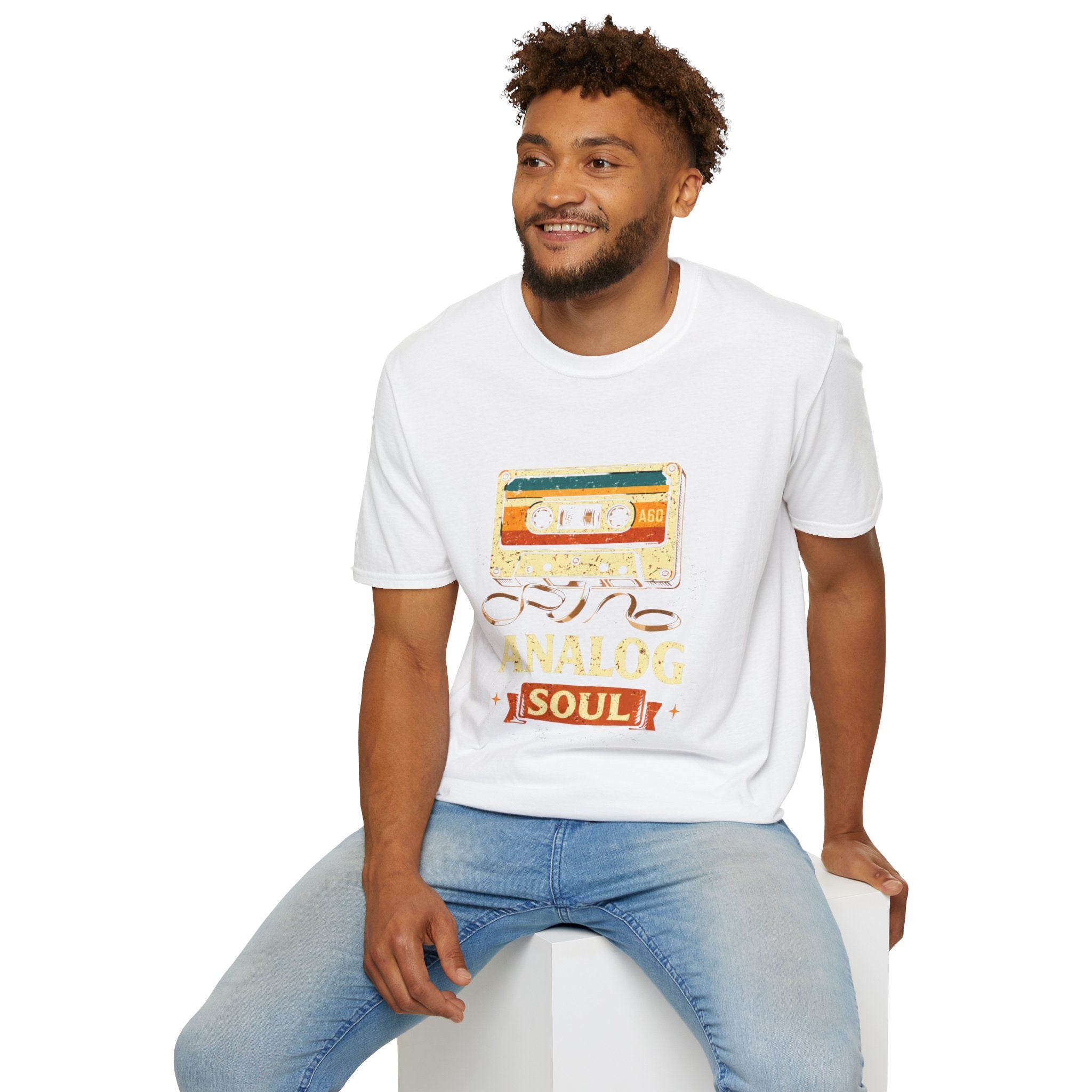Analog Soul Cassette T-Shirt — Retro Music Vintage Tape Tee - Creations by Chris and Carlos