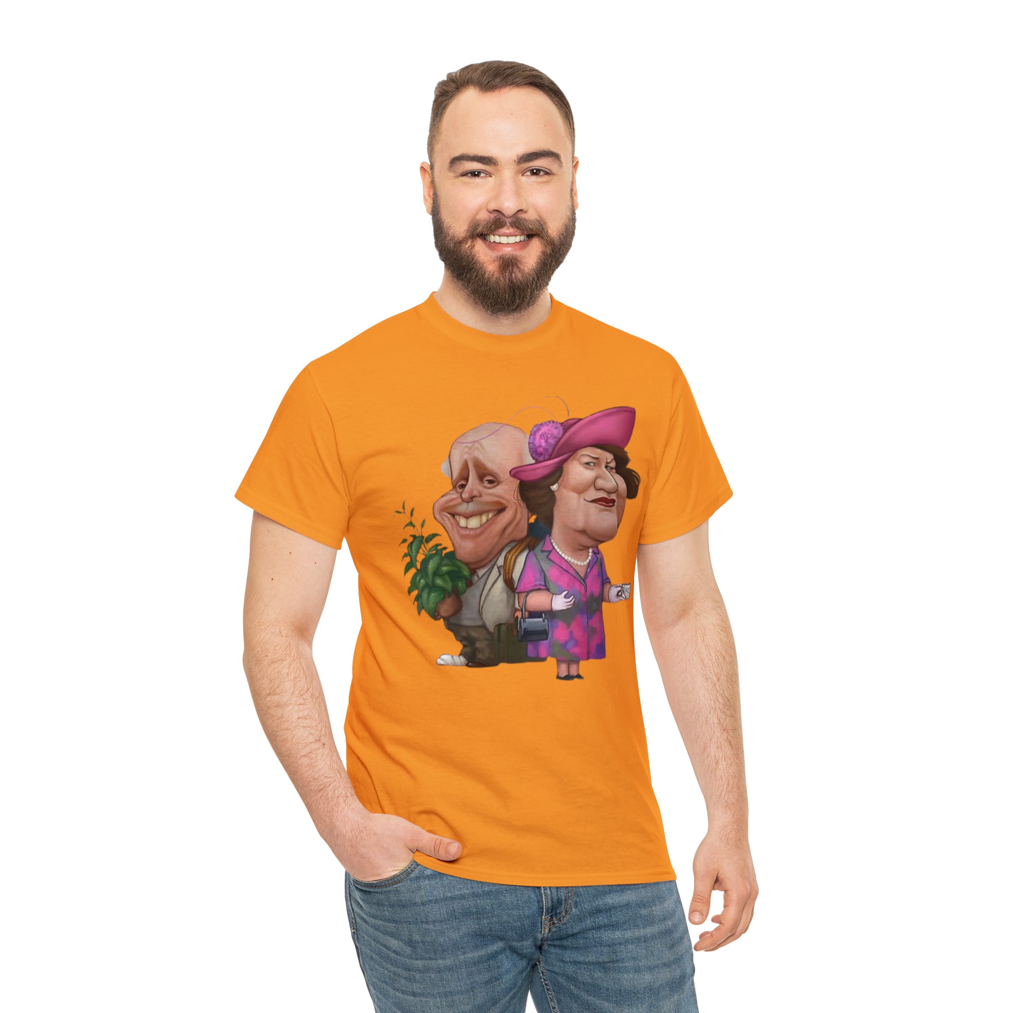 Keeping Up Appearances 90's TV Show-Unisex Heavy Cotton T-Shirt - Creations by Chris and Carlos