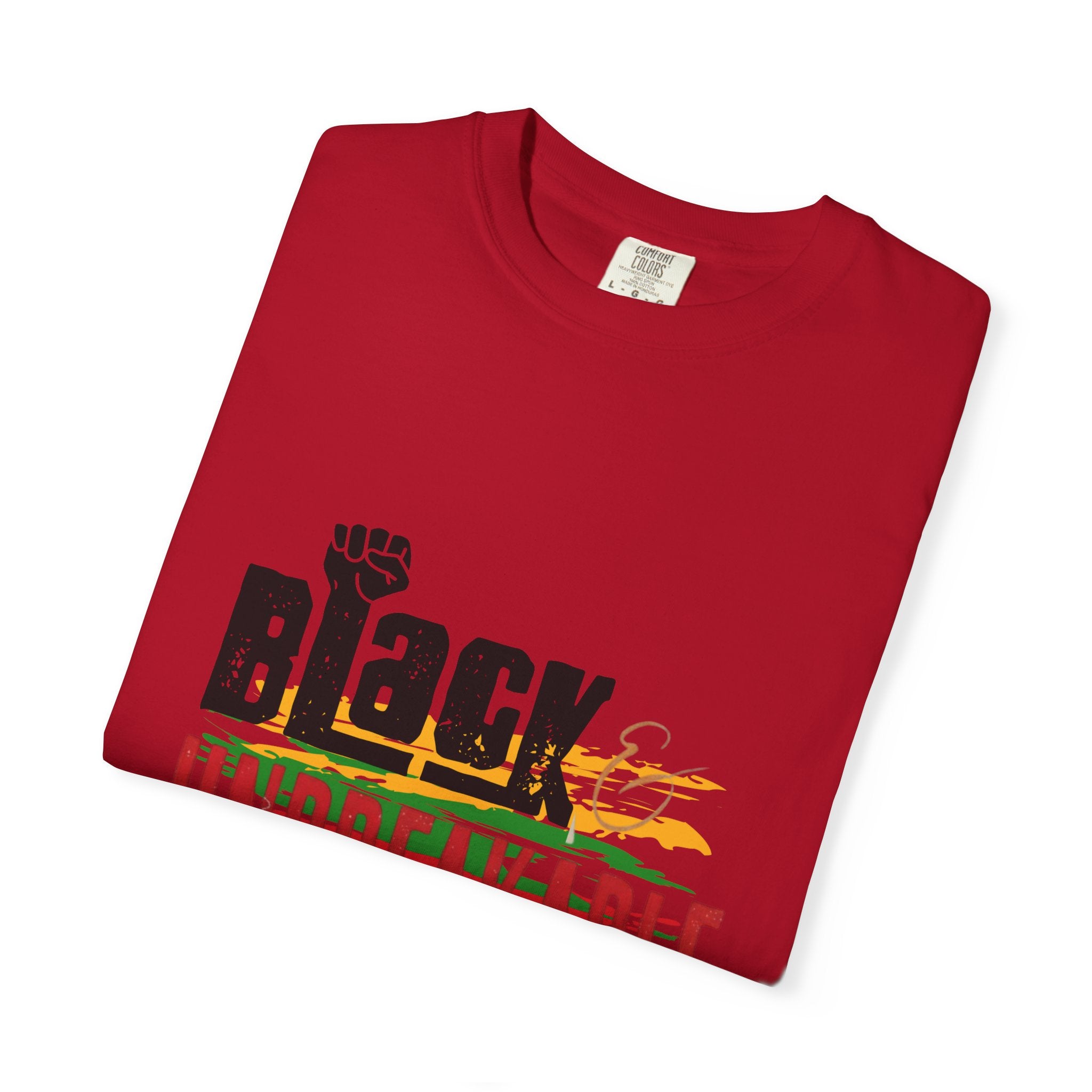 Black History Month- is Unbreakable T-Shirt Pan-African Power Graphic Tee - Creations by Chris and Carlos