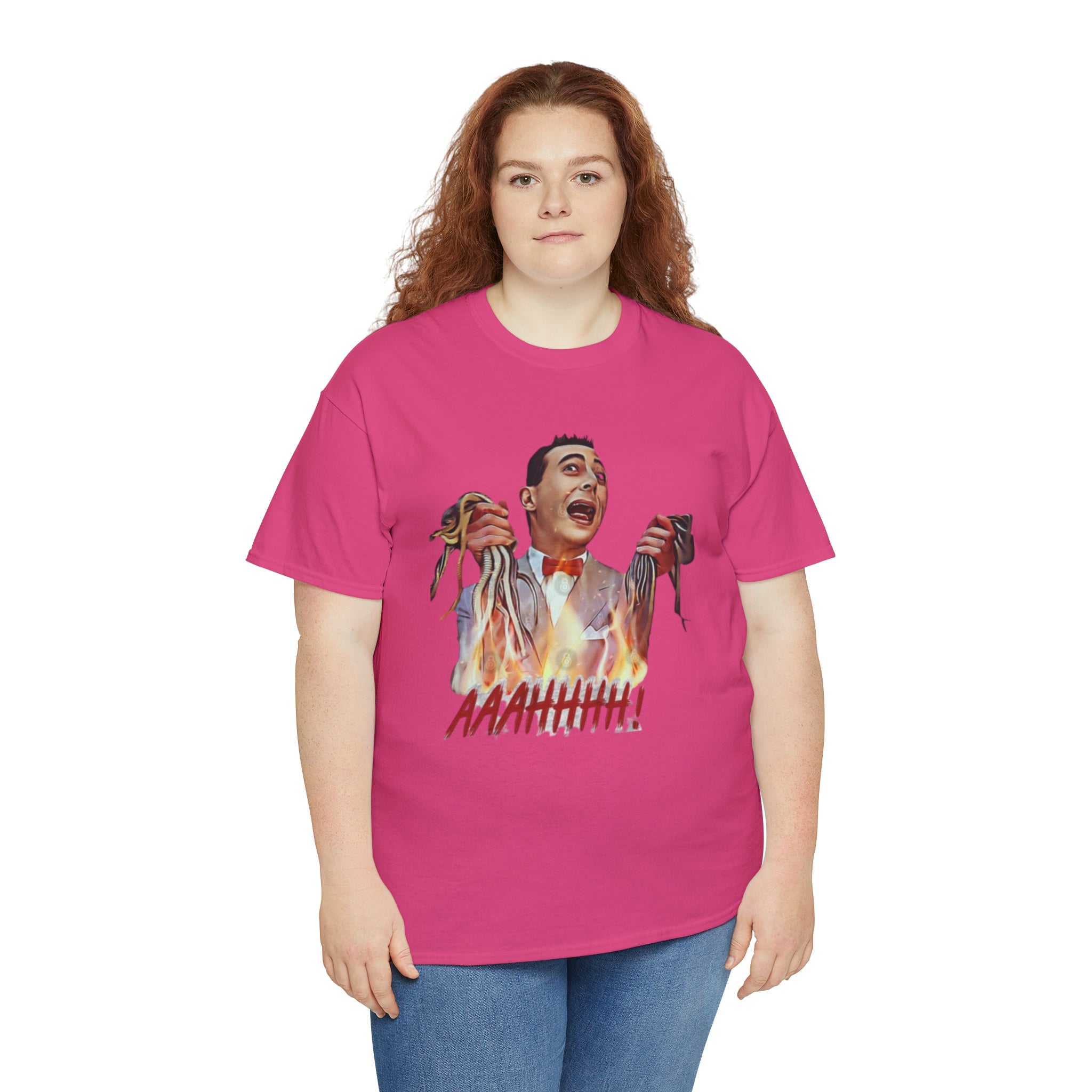 Pee Wee Herman-  Unisex Heavy Cotton T-Shirt - Creations by Chris and Carlos