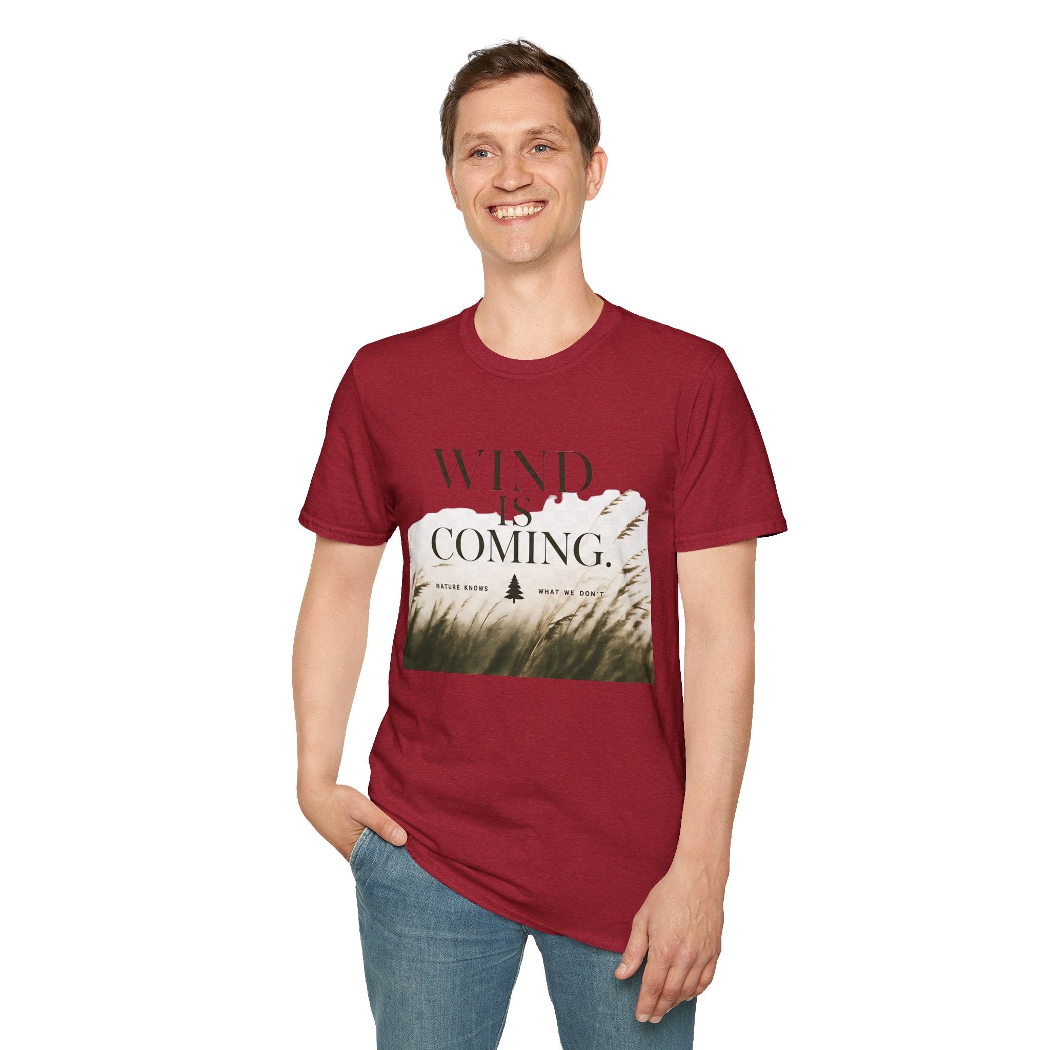 Wind Is Coming T-Shirt — Nature Breeze Graphic Tee - Creations by Chris and Carlos
