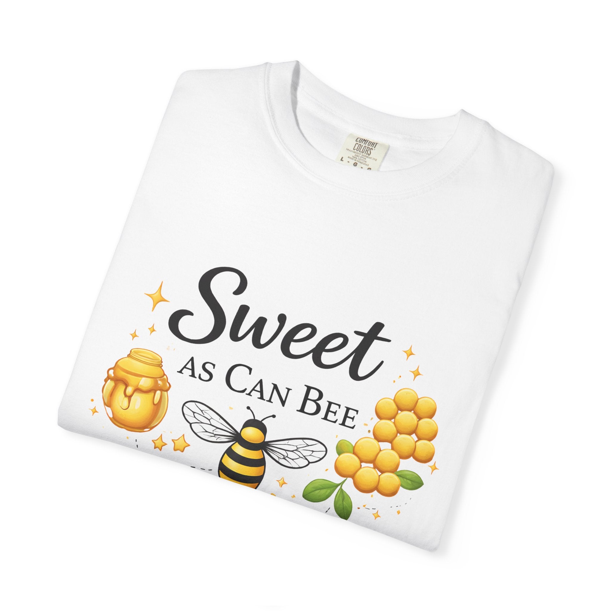 Sweet As Can Bee T-Shirt — Cute Bee & Honey Graphic Tee - Creations by Chris and Carlos