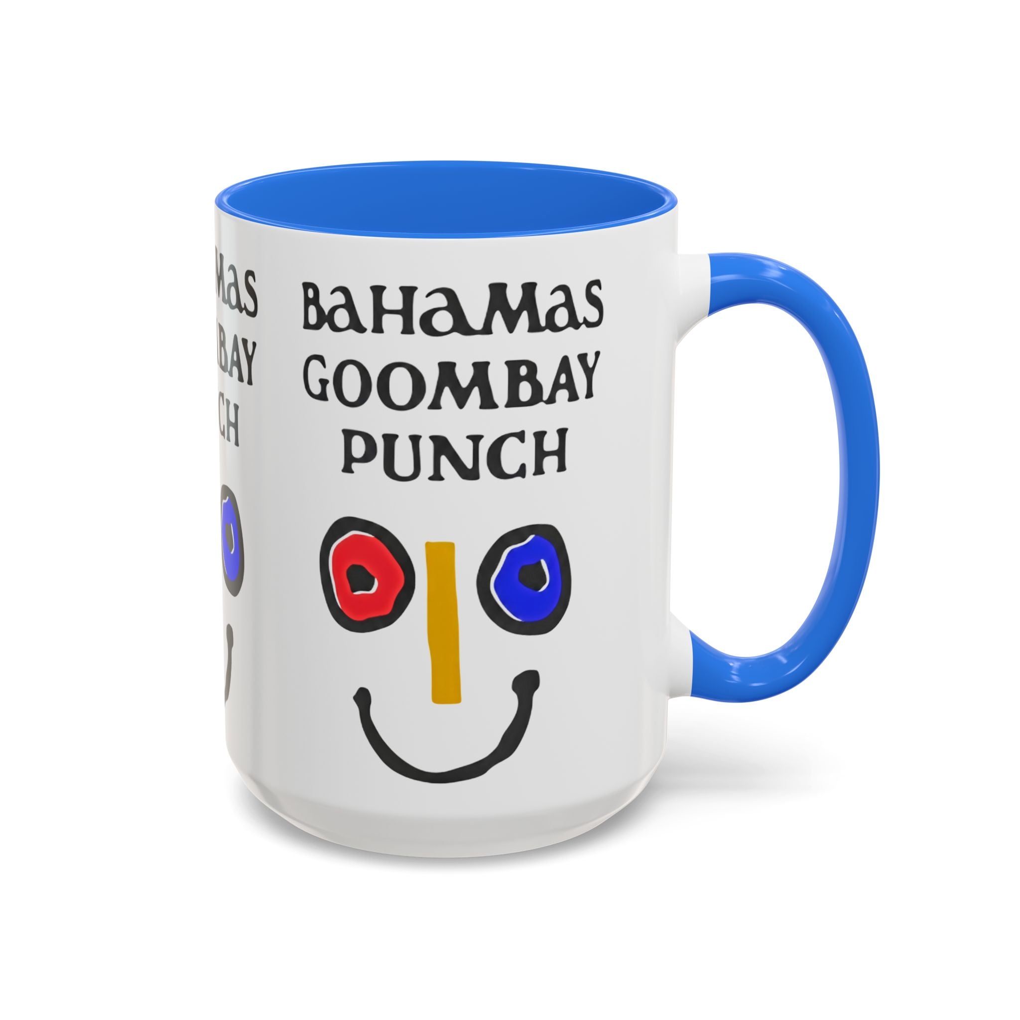 Bahamas Goombay Punch Mug — Colorful Caribbean Smile Coffee Cup (11oz, 15oz) - Creations by Chris and Carlos