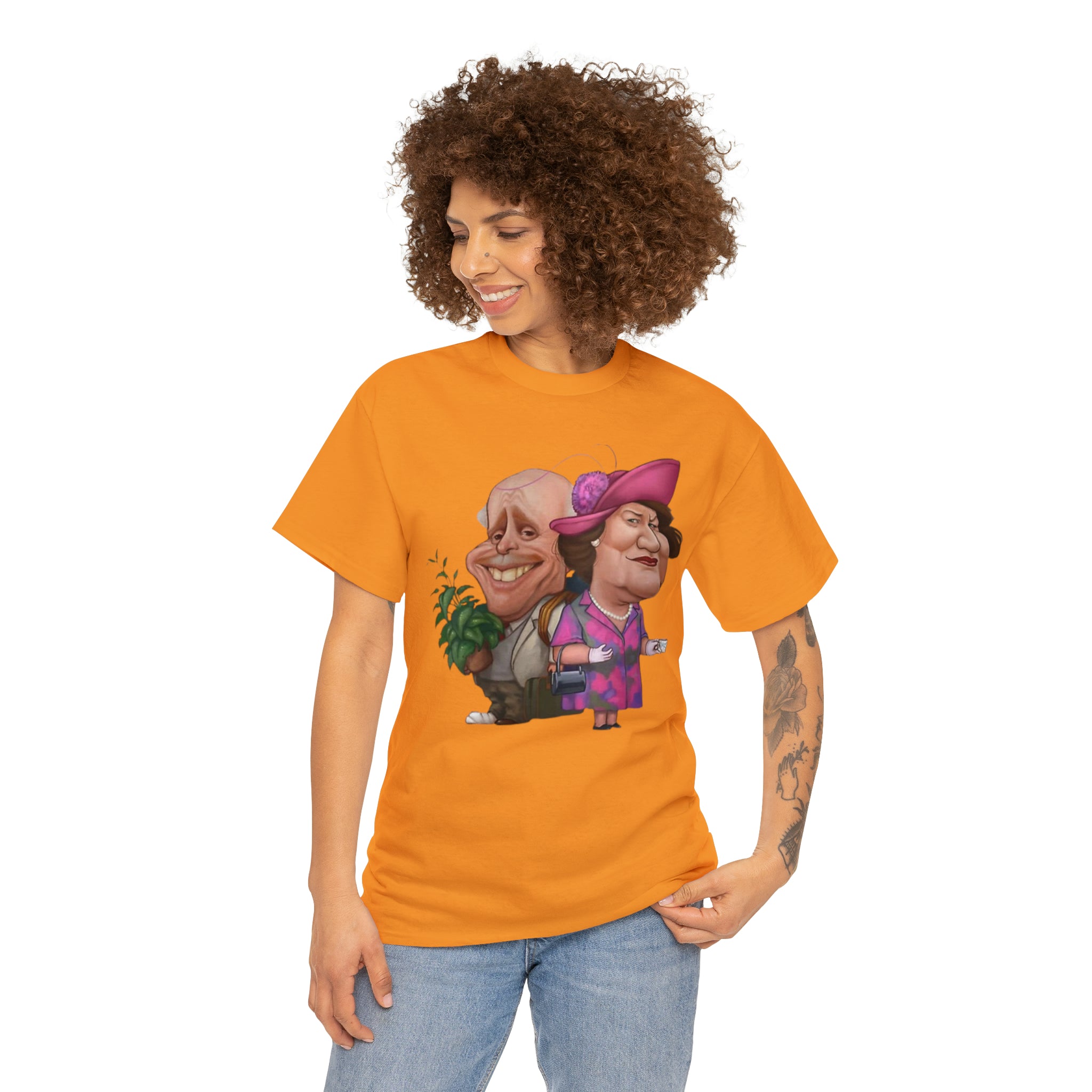 Keeping Up Appearances 90's TV Show-Unisex Heavy Cotton T-Shirt - Creations by Chris and Carlos