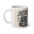 20oz Jumbo Mug — "Caffeine: My Winter Work Ethic" Cute Stack of Coffee Cups, Funny Coffee Lover Gift