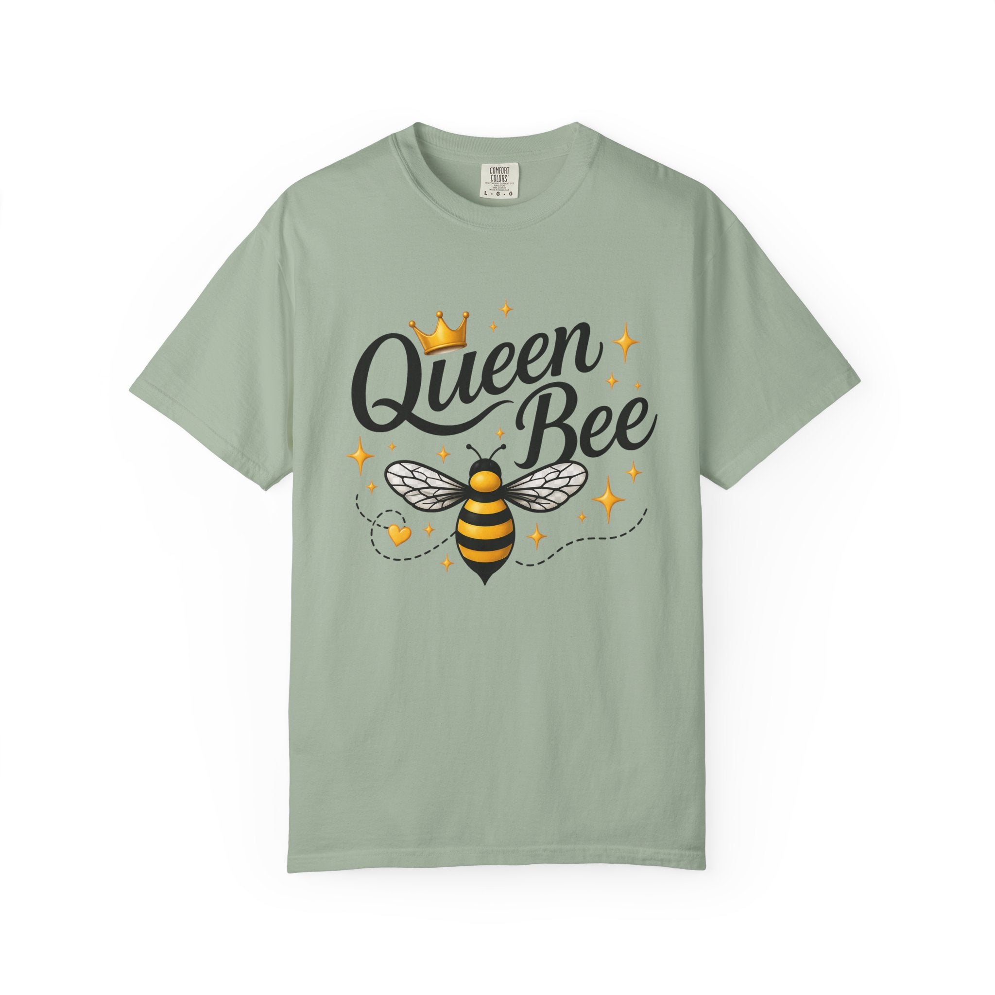 Queen Bee T-Shirt — Cute Crowned Bee Graphic Tee for Women - Creations by Chris and Carlos