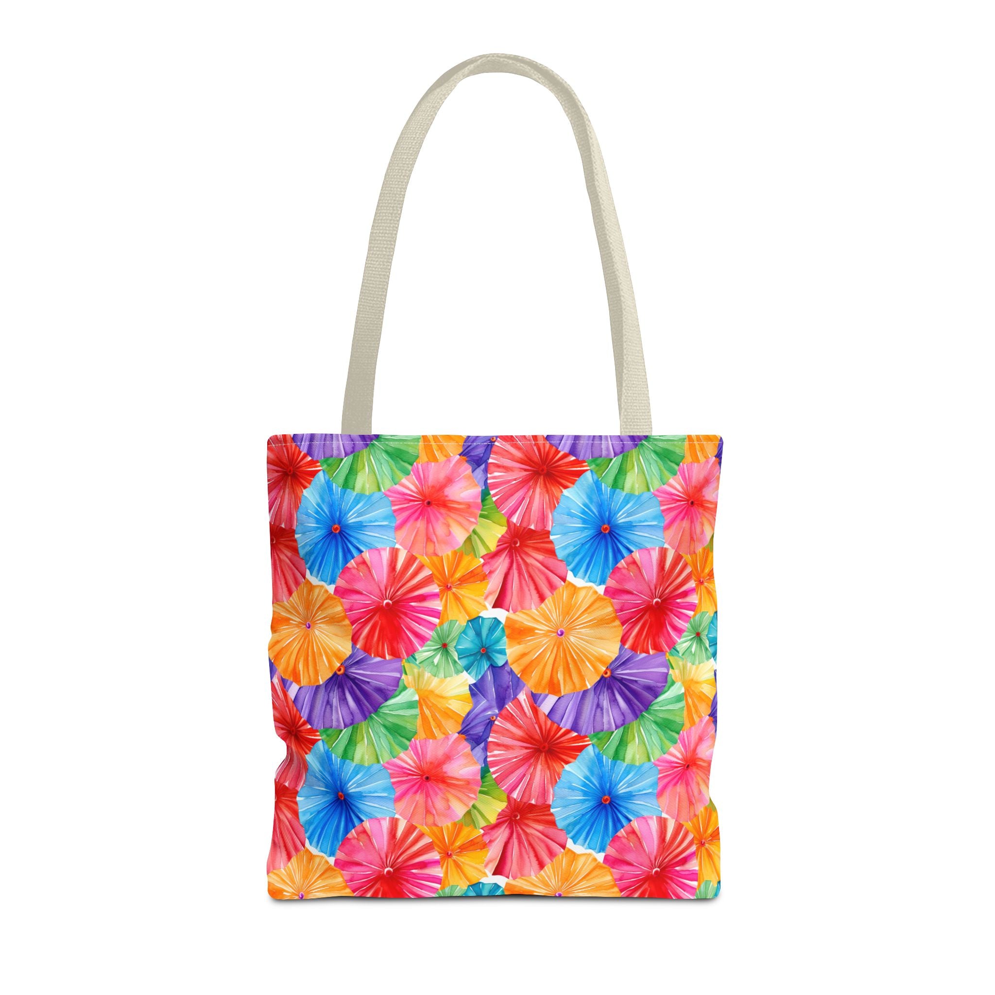 Sol y Alegría (Sun and Joy) Collection- Cactus Succulent Pattern Microfiber Blanket Soft Velveteen Throw for Home & Garden Lovers Colorful Paper Parasol Pattern Tote Bag — Vibrant Summer Beach Market Bag - Creations by Chris and Carlos