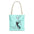Fashion Sketch Tote Bag – Chic Aqua Illustration Tote - Creations by Chris and Carlos
