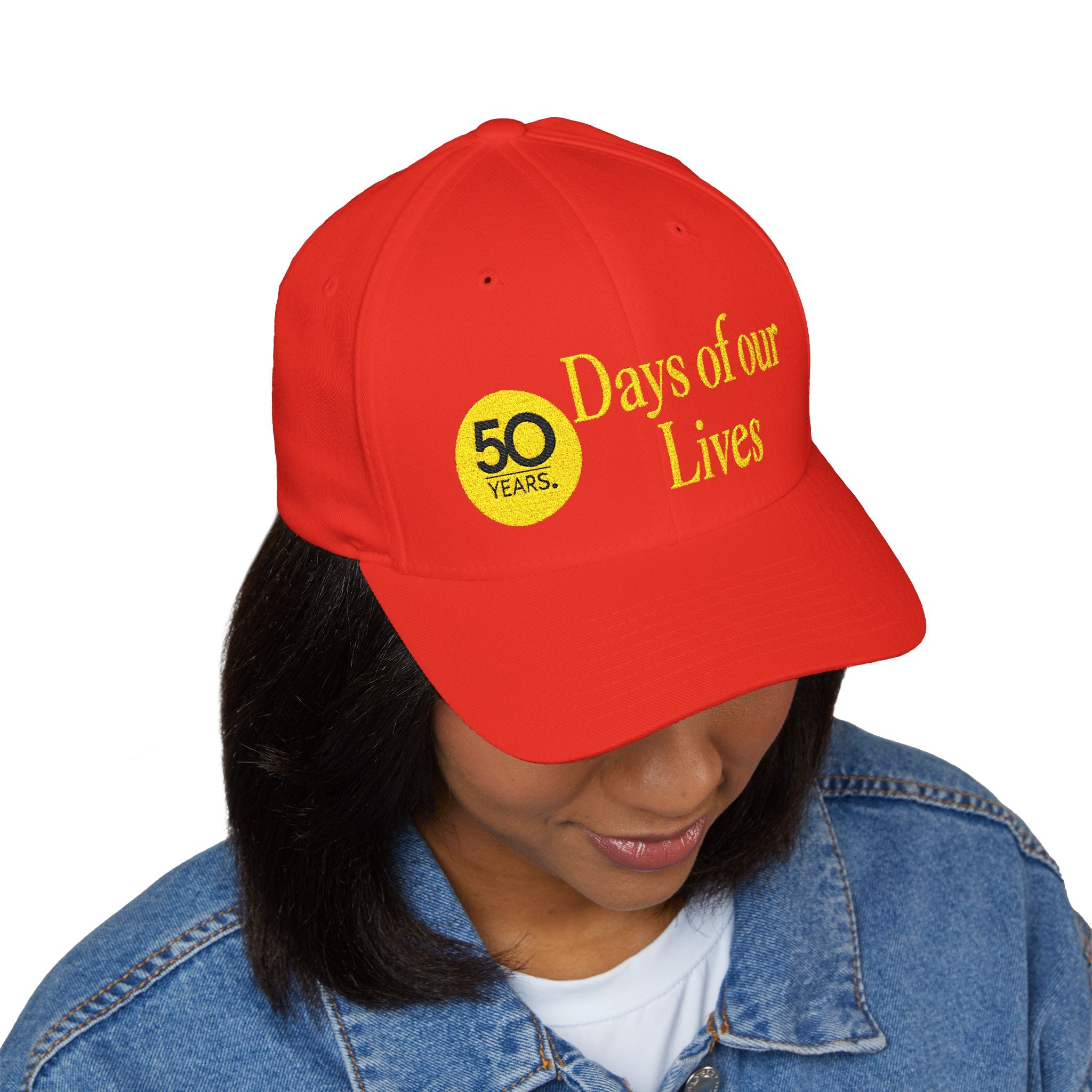 Days of Our Lives Embroidered Cap, Stylish Baseball Hat, Gift for Fans, Summer Accessory, Adjustable Cap - Creations by Chris and Carlos