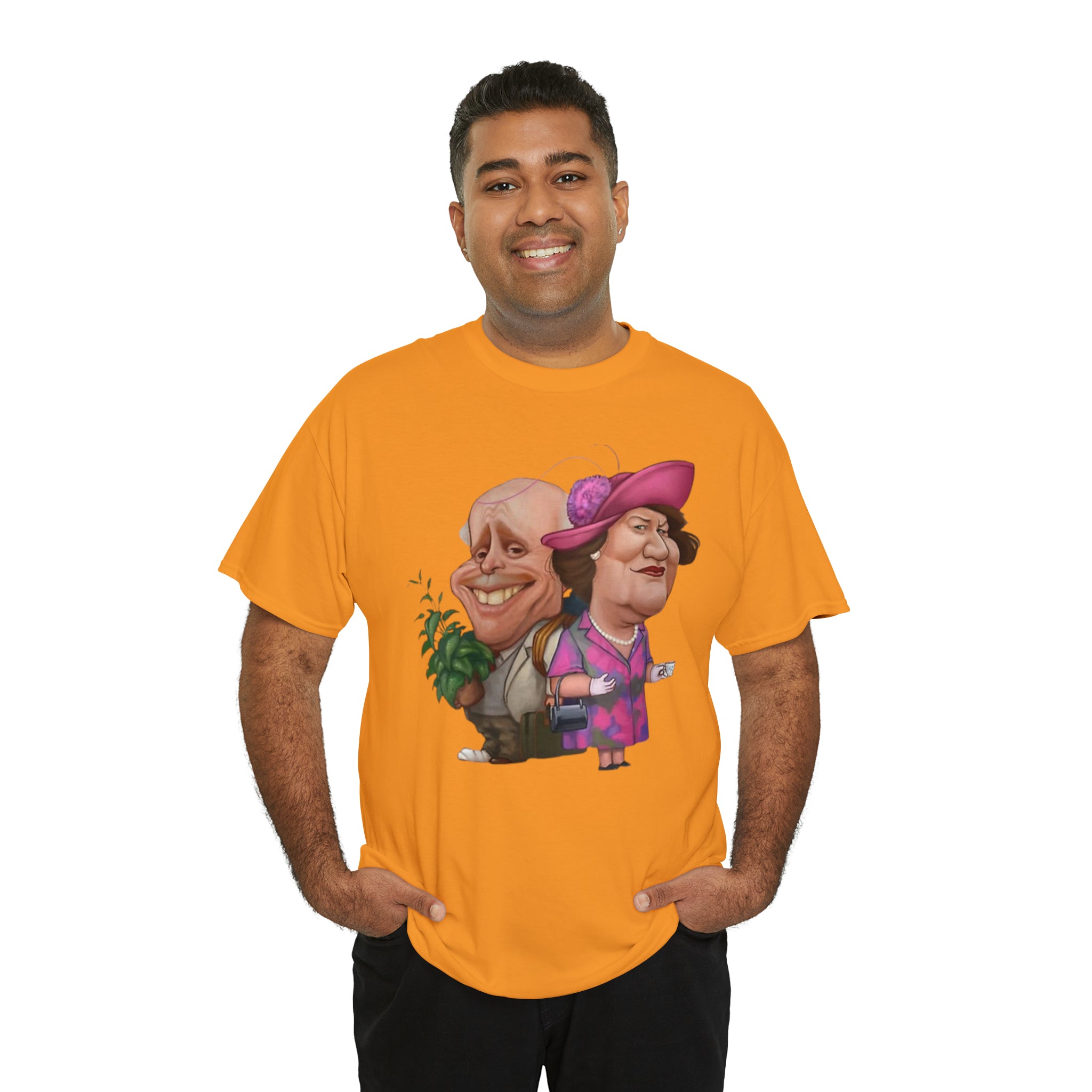 Keeping Up Appearances 90's TV Show-Unisex Heavy Cotton T-Shirt - Creations by Chris and Carlos
