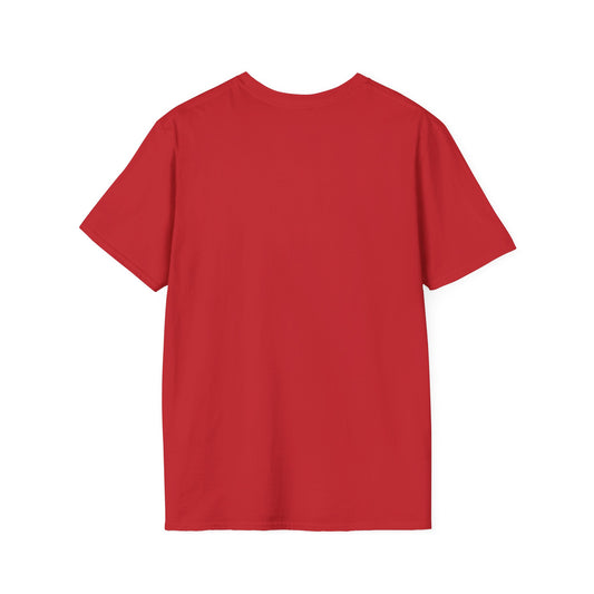 Vintage Muscle Car T-Shirt — "Chevy Ford Come Racing" Retro Red Classic Car Tee - Creations by Chris and Carlos