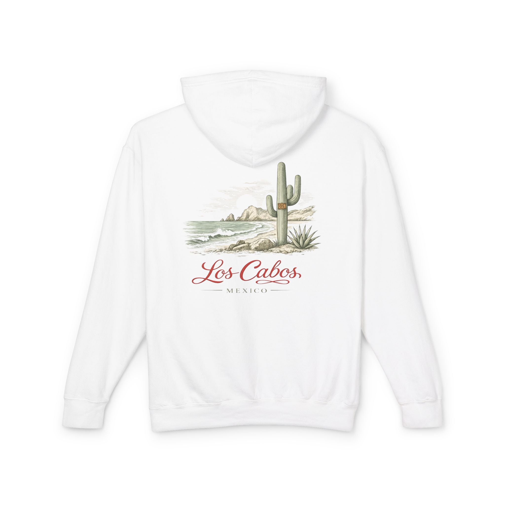 Los Cabos Desert Graphic Hoodie — Lightweight Travel Pullover - Creations by Chris and Carlos