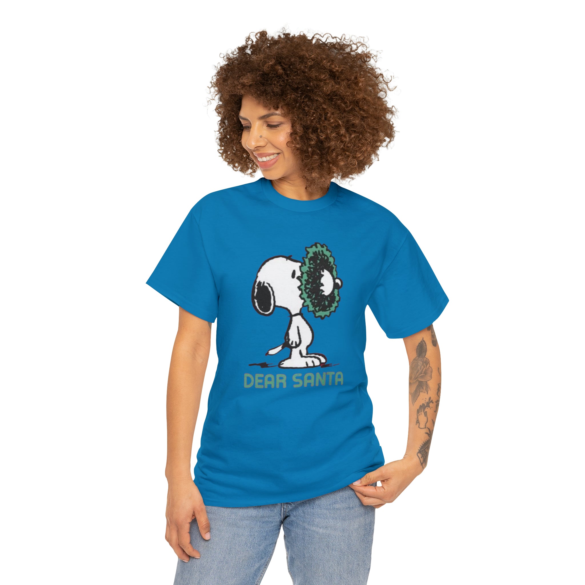 Snoopy- Unisex Heavy Cotton T-Shirt - Creations by Chris and Carlos