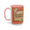 Strawberries and Butterflies Coffee Mug, Cute Floral Mug