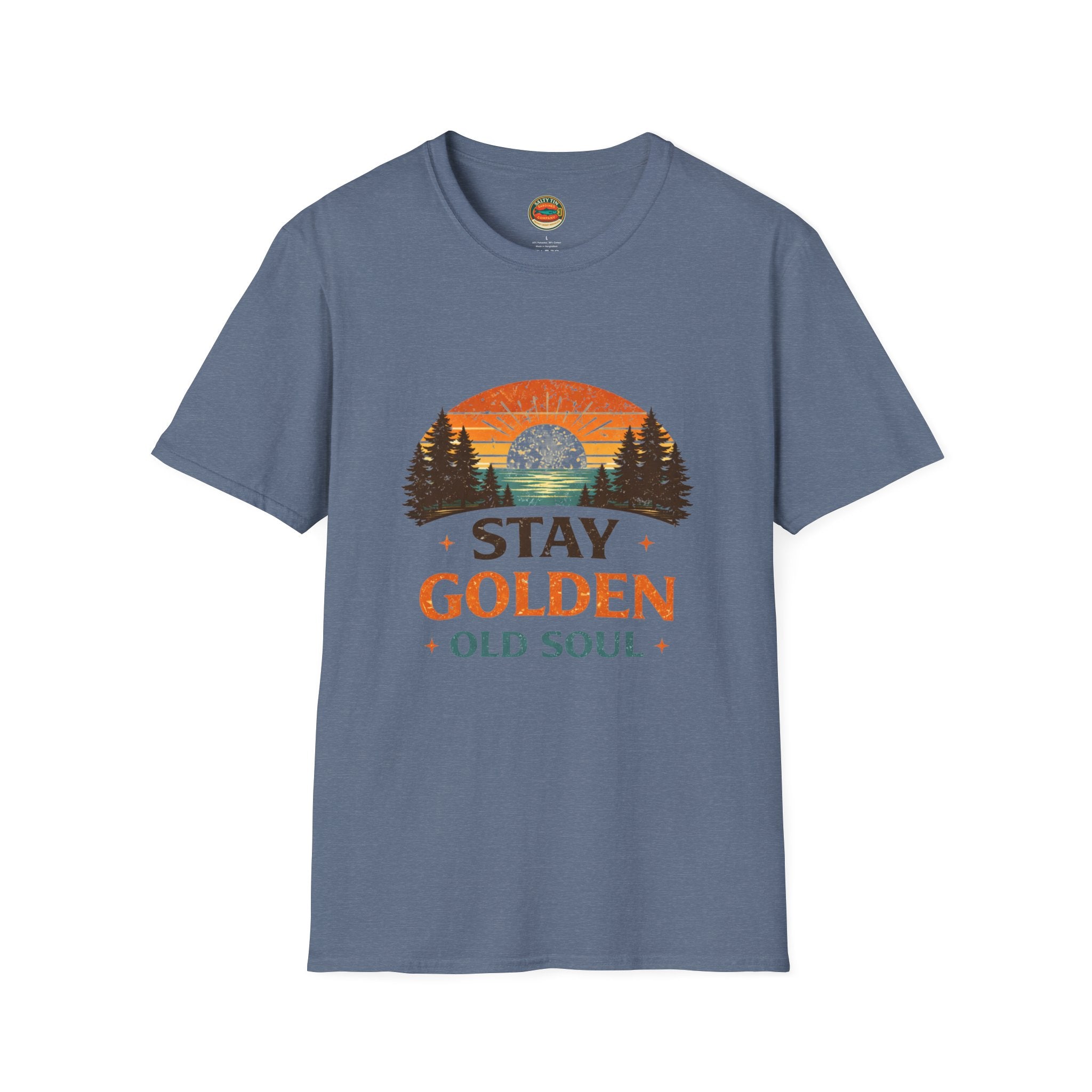 Stay Golden Old Soul T-Shirt — Vintage Sunset Nature Tee - Creations by Chris and Carlos