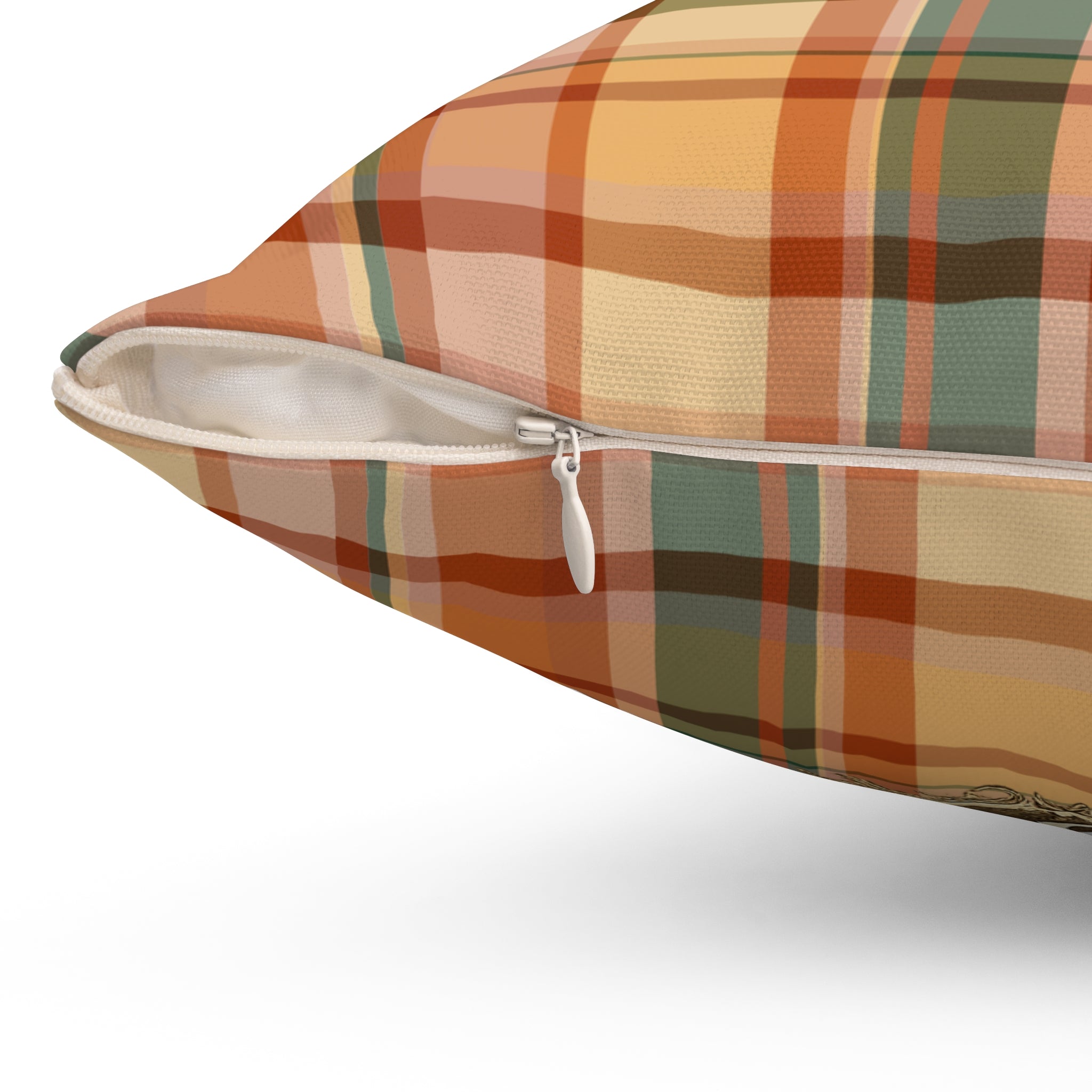 Old Soul Harvest™ Heirloom Plaid Throw Pillow - Throw Pillow from Old Soul Harvest Campfire Circle