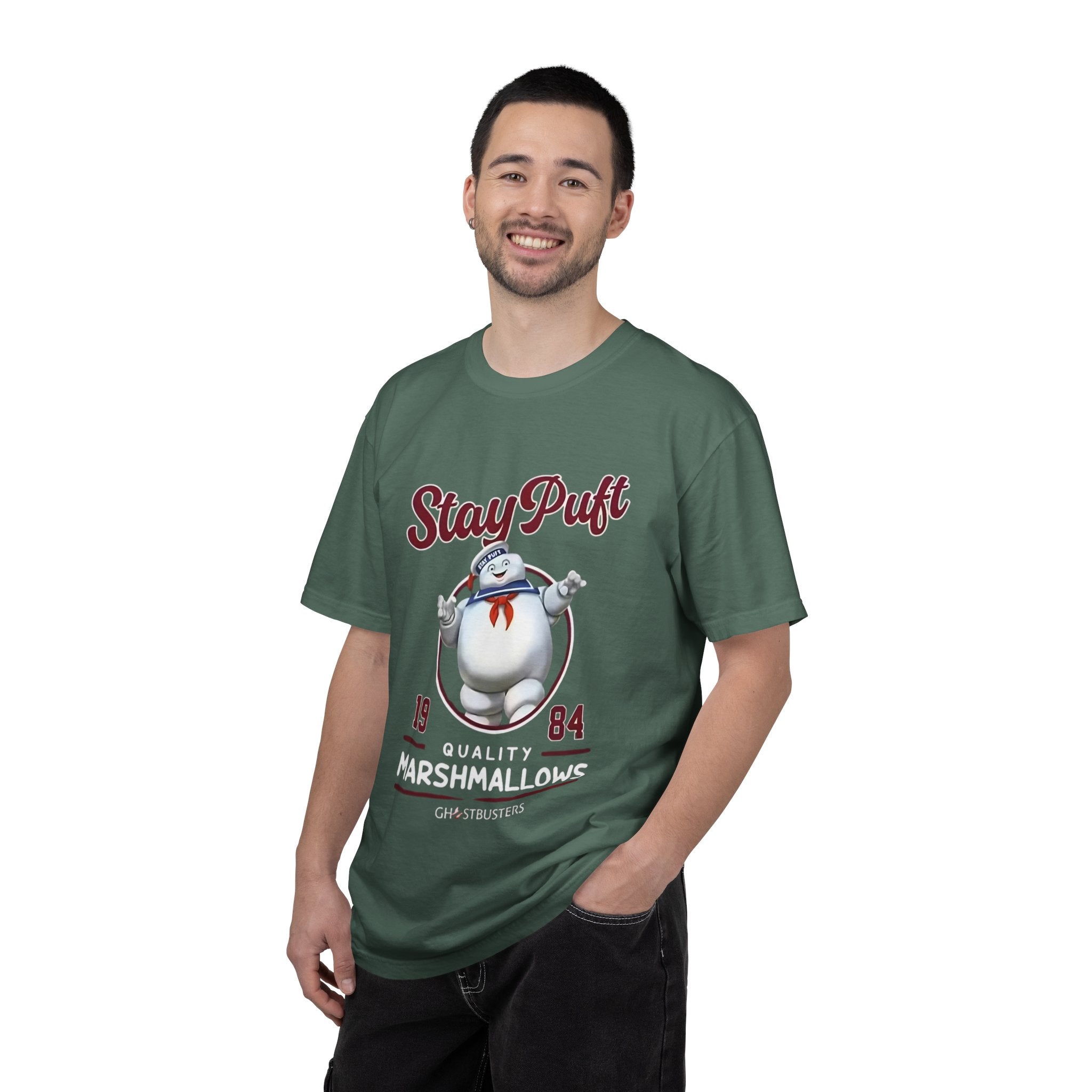 Stay Puft Marshmallows Vintage T-Shirt — Ghostbusters 1984 Retro Tee - Creations by Chris and Carlos