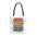 Rainbow Book Stack Tote Bag — 'Love, Joy, Care, Home, Pride, Hope' Library Market Tote