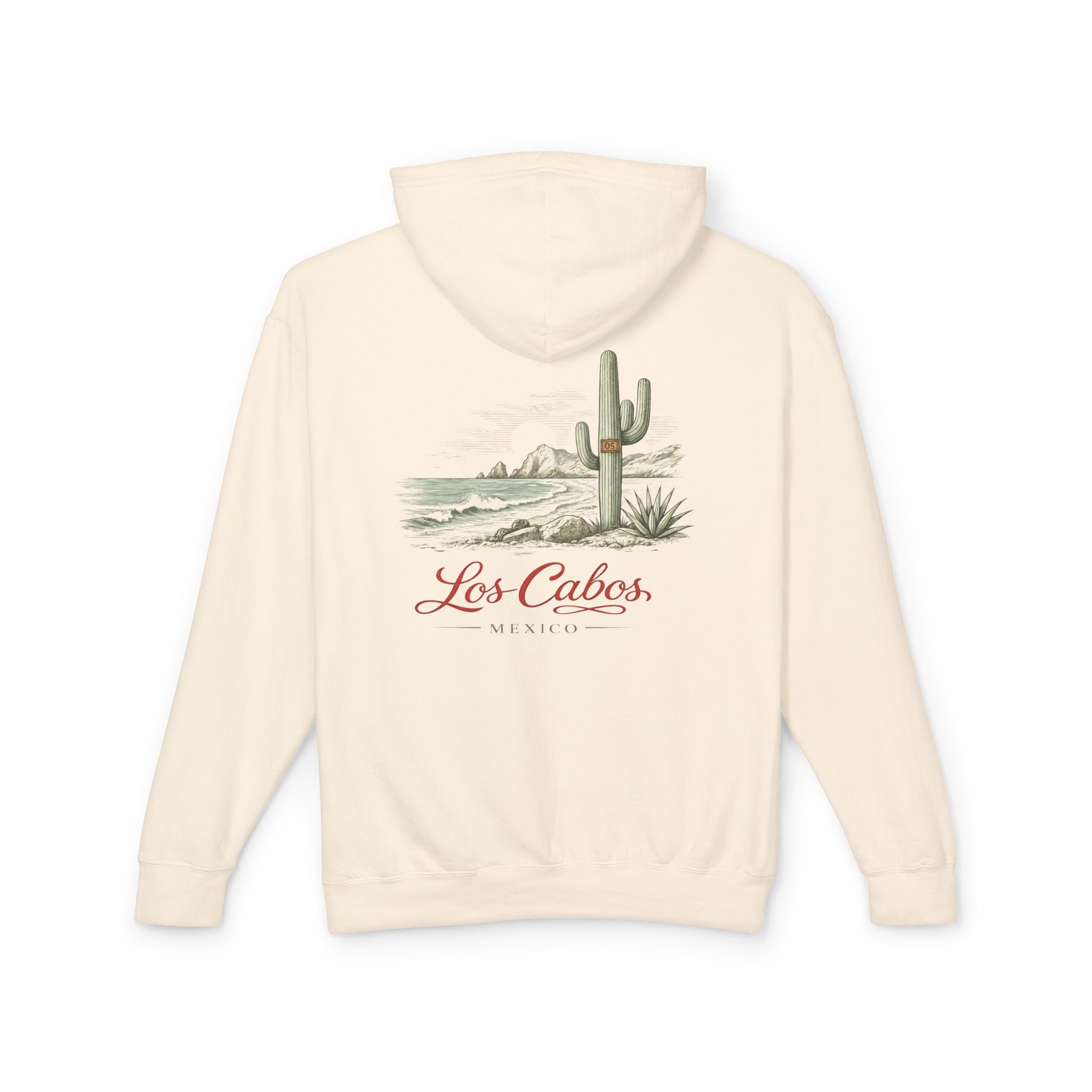 Los Cabos Desert Graphic Hoodie — Lightweight Travel Pullover - Creations by Chris and Carlos