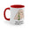 Wine Because Adulting is to hard- Accent Coffee Mug, 11oz