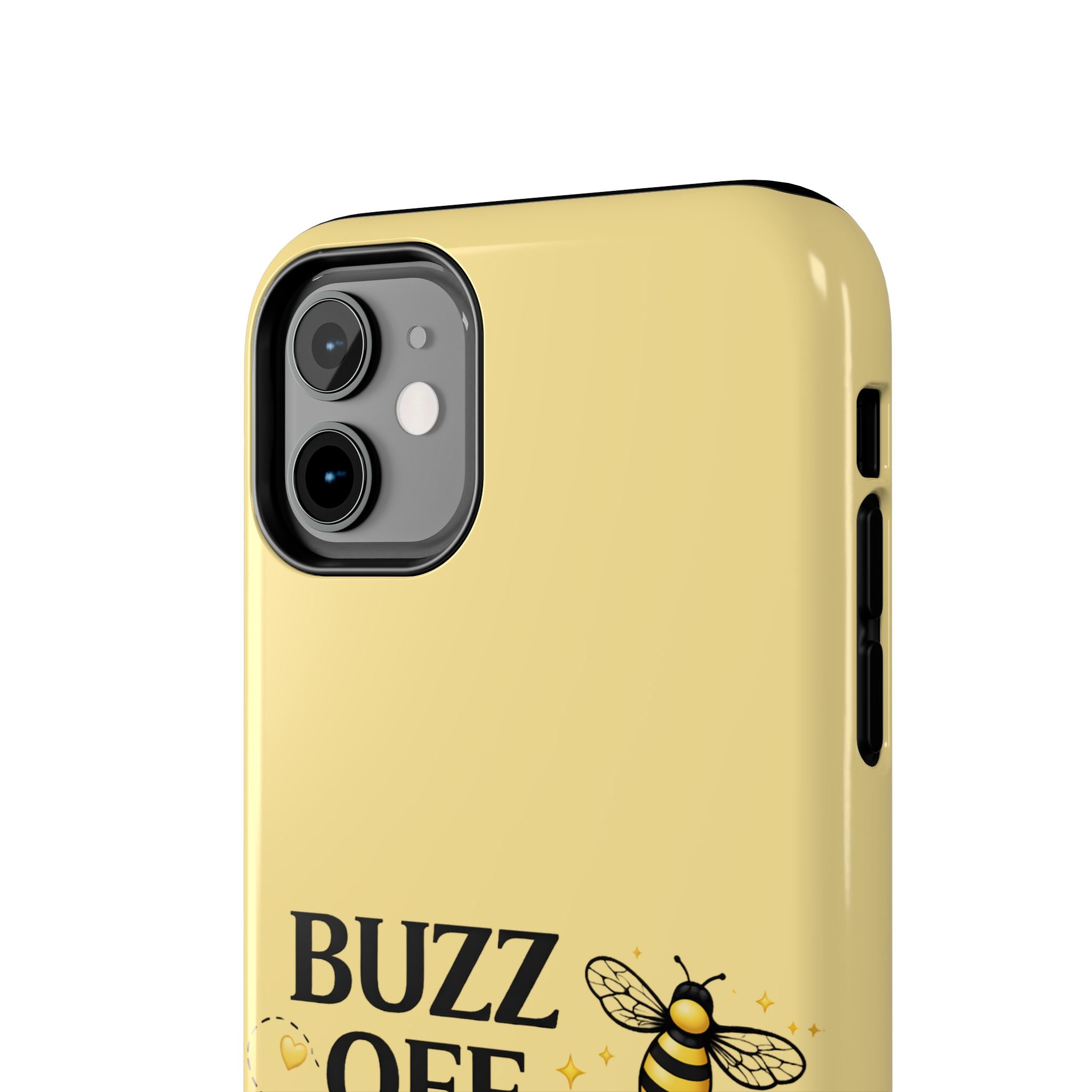Buzz Off Bee Happy Always Phone Case - Creations by Chris and Carlos