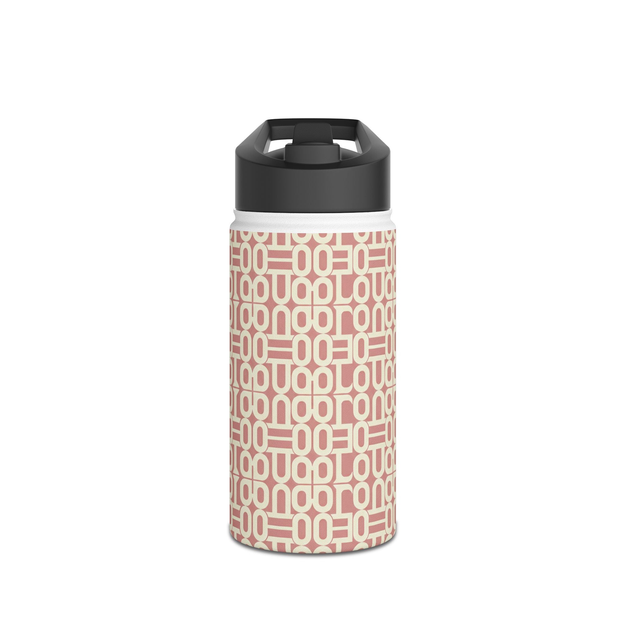 Copy of Prism Point Athletic Collection Geometric Blush Link Stainless Steel Water Bottle - Creations by Chris and Carlos