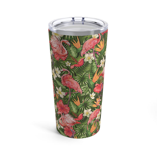 Flamingos- Tumbler 20oz - Creations by Chris and Carlos