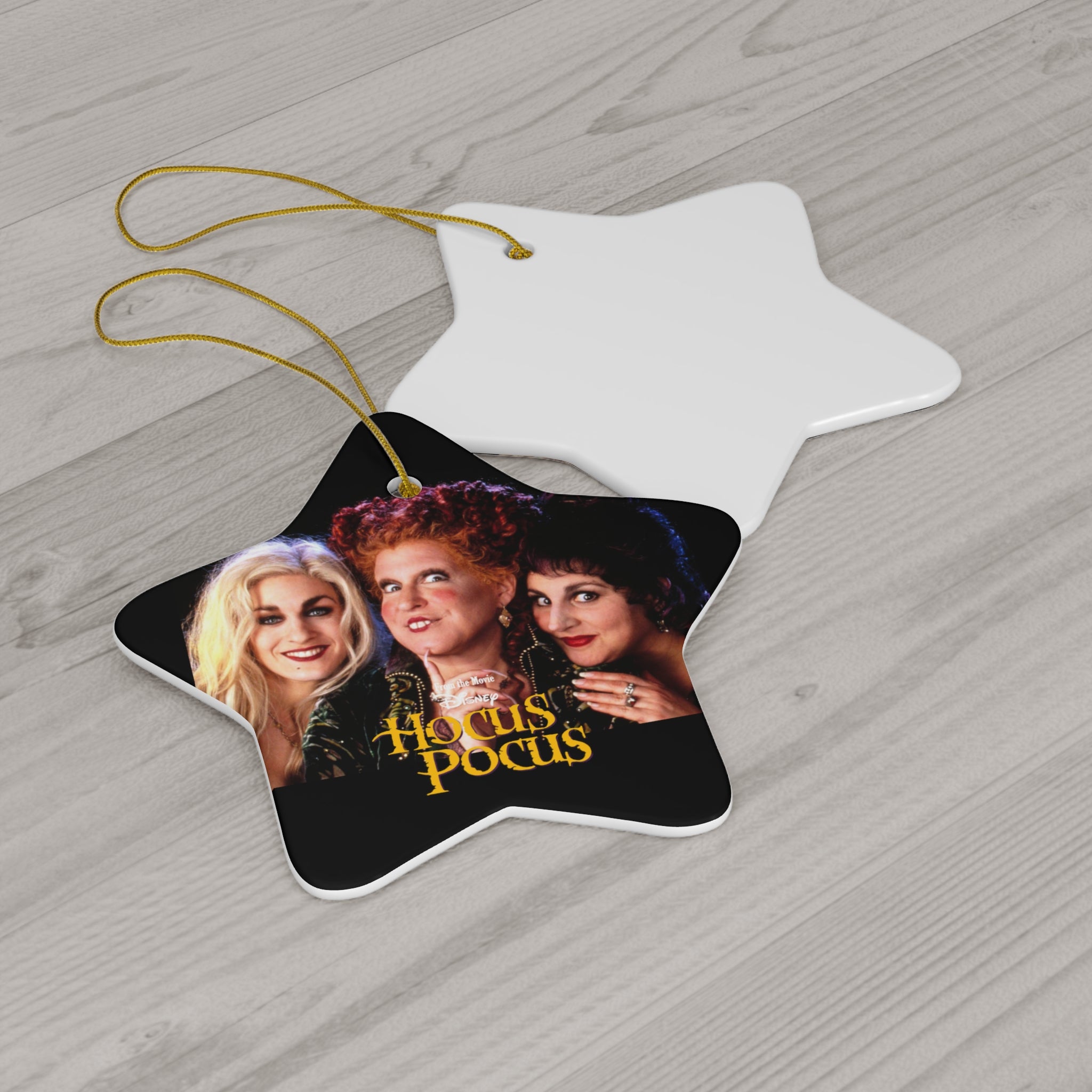 Hocus Pocus- Ceramic Ornament, 4 Shapes - Creations by Chris and Carlos