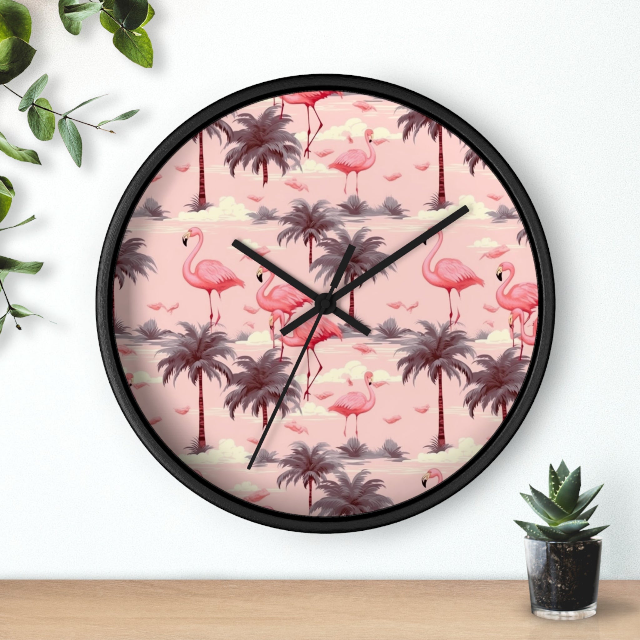 Flamingo- Wall Clock - Creations by Chris and Carlos