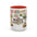 White Lotus Coffee Mug — Tropical Resort Quote Accent Mug