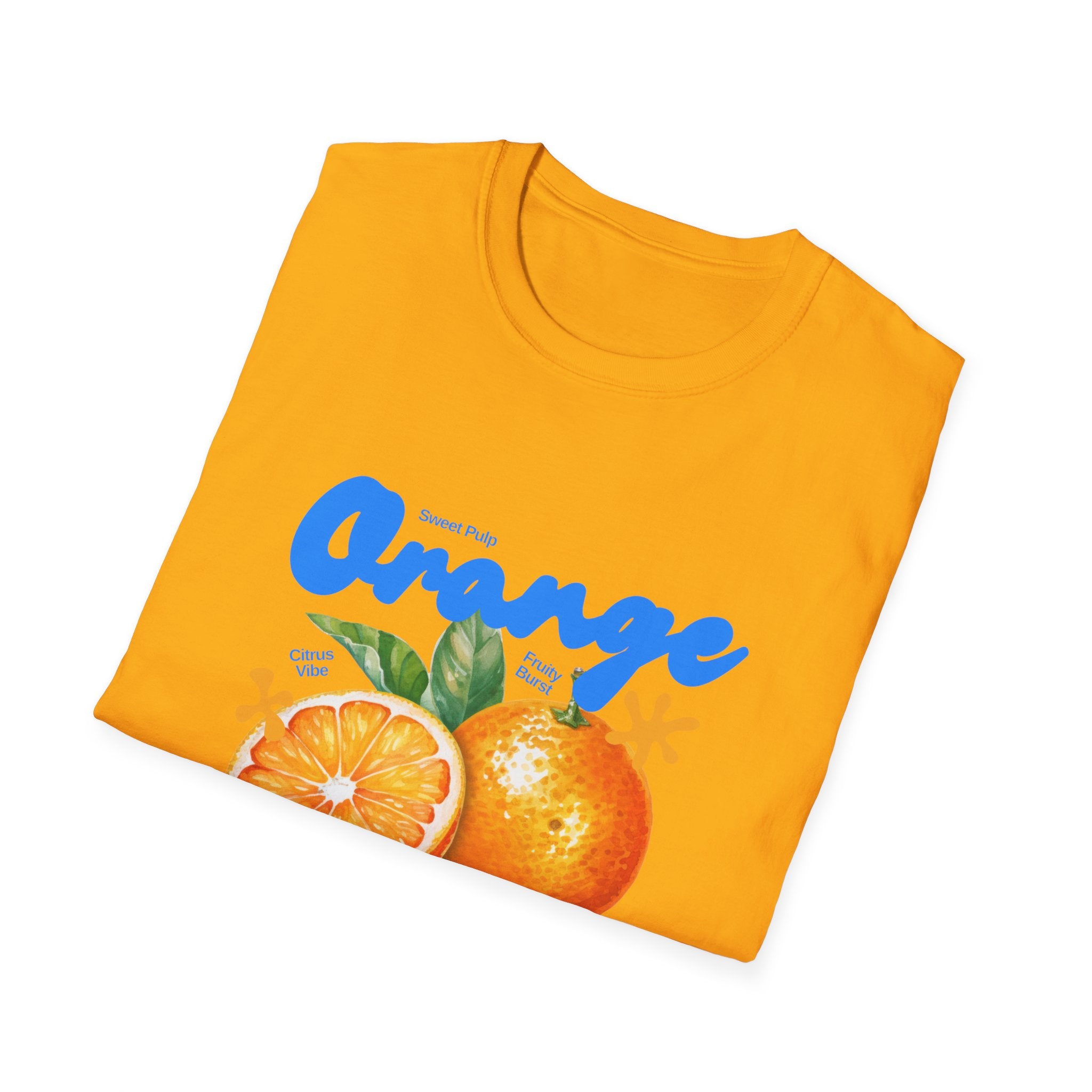 Orange Lunch Graphic T-Shirt — "An Orange A Day Makes My Day" Retro Fruit Tee - Creations by Chris and Carlos