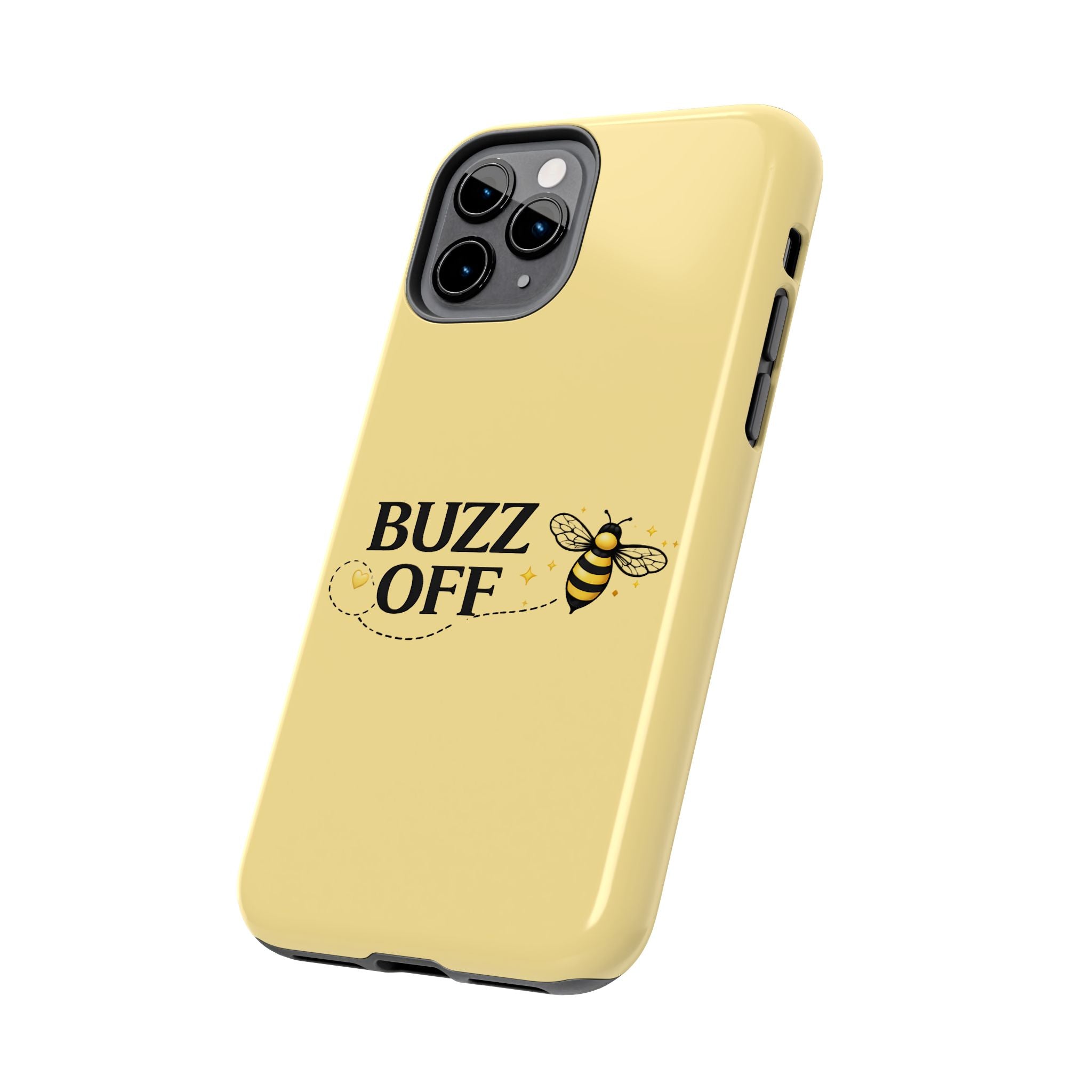 Buzz Off Bee Happy Always Phone Case - Creations by Chris and Carlos