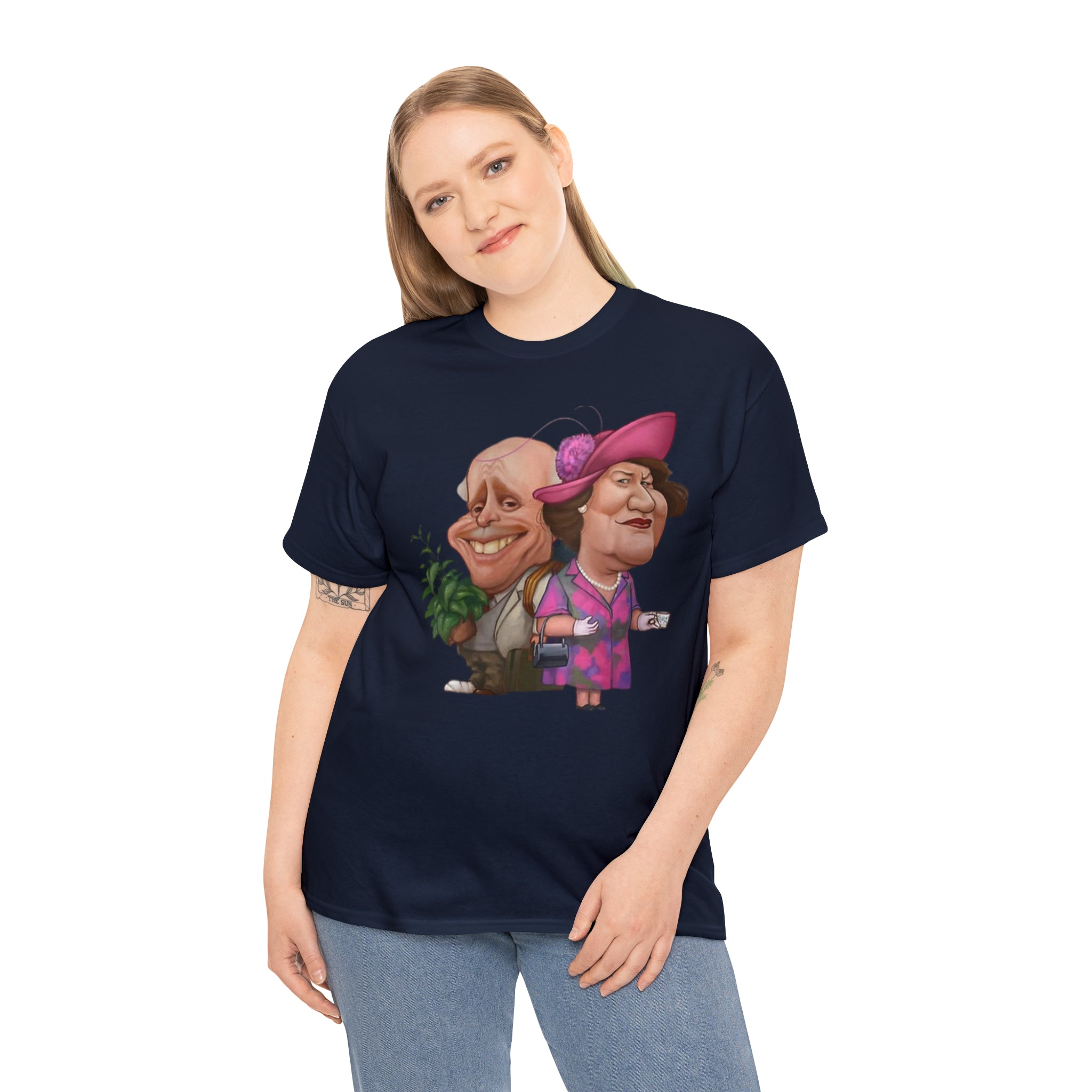 Keeping Up Appearances 90's TV Show-Unisex Heavy Cotton T-Shirt - Creations by Chris and Carlos