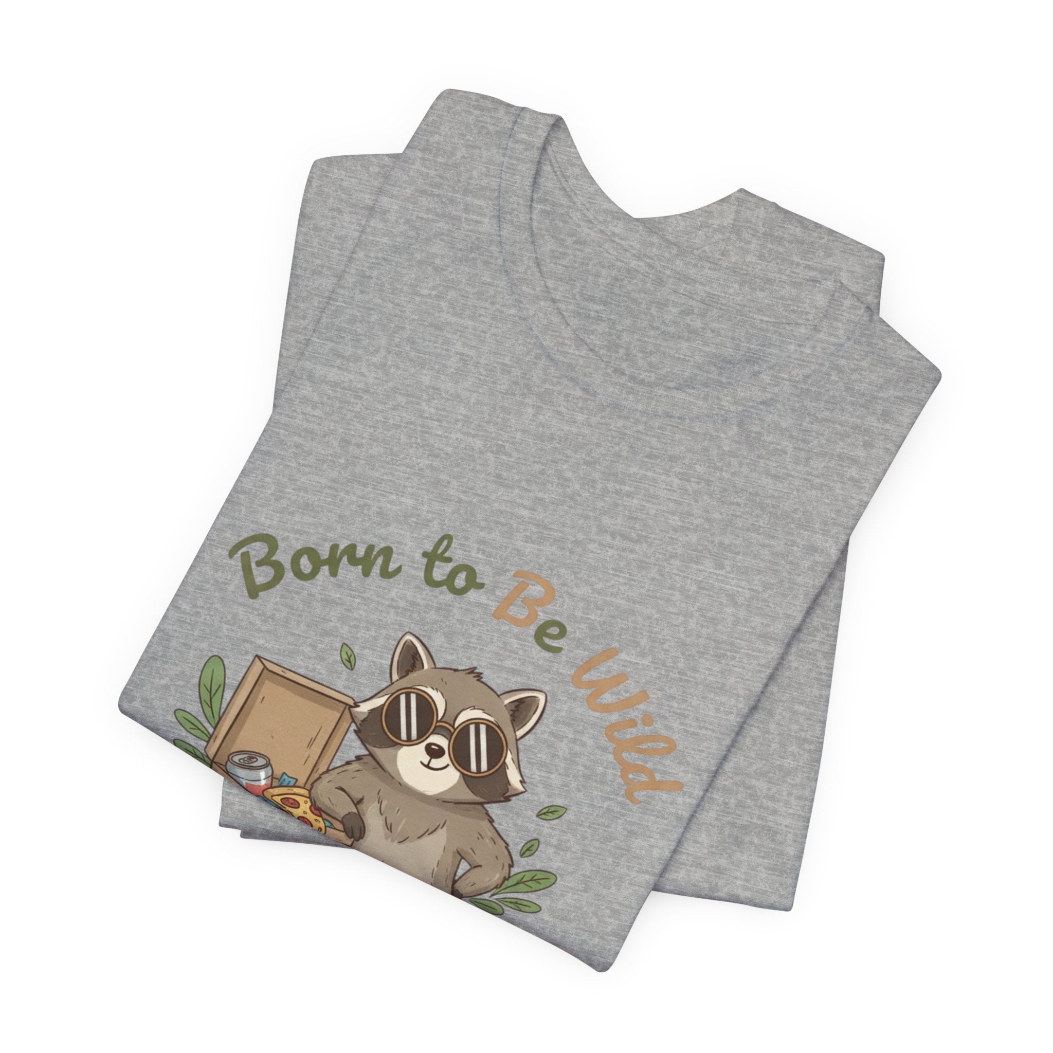 Trash Panda Raccoon Doodle Tee | goofy critter, possum art - Creations by Chris and Carlos