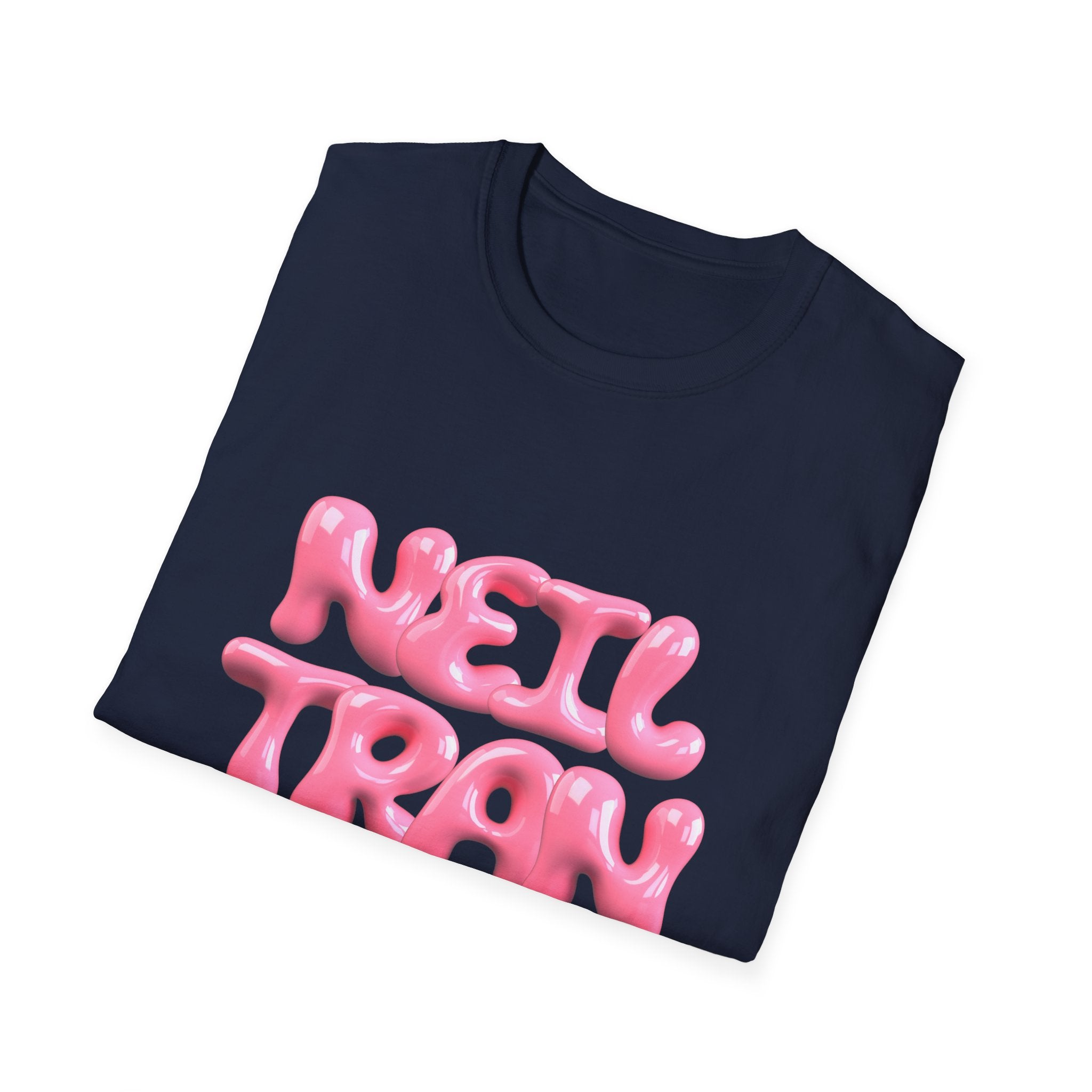 Neil Tran Pink Balloon Text T-Shirt - Creations by Chris and Carlos