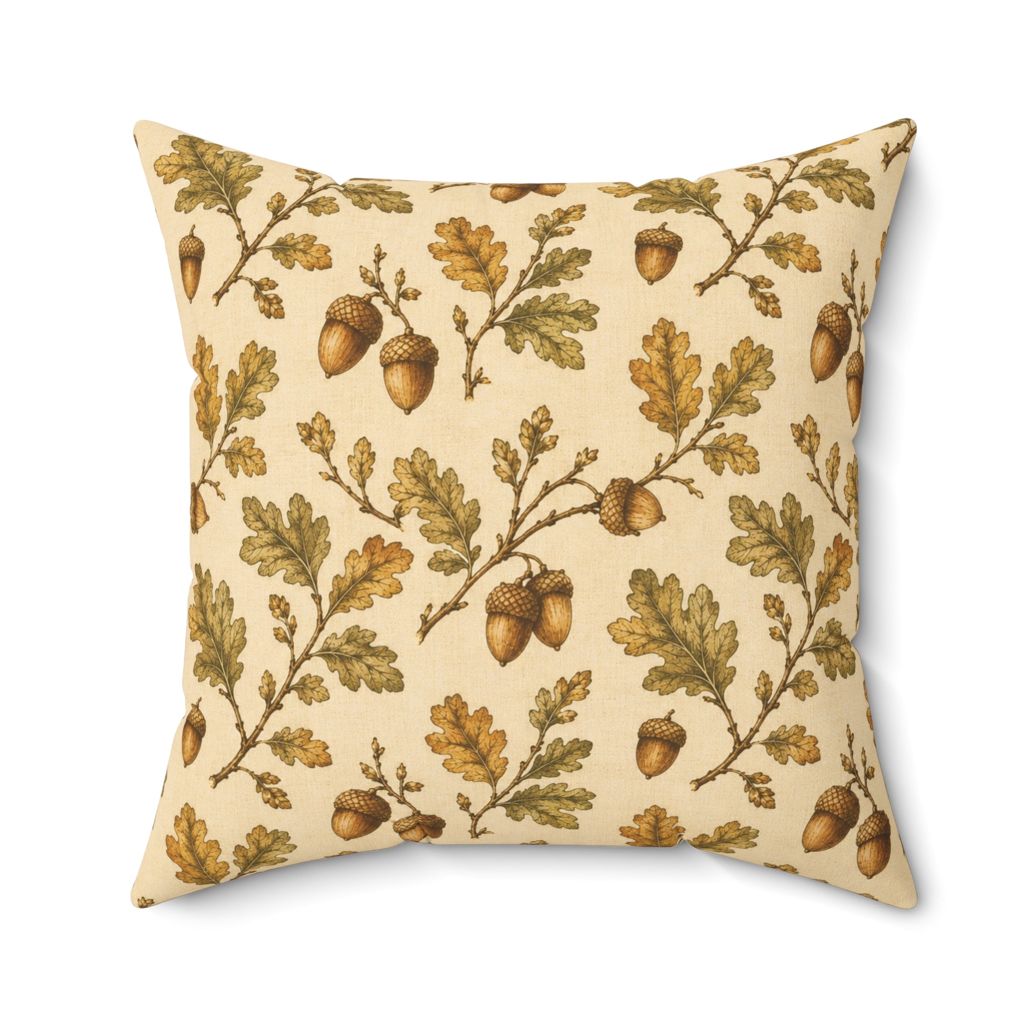 Old Soul Harvest™ Acorn Study Throw Pillow - Throw Pillow from Old Soul Harvest Campfire Circle