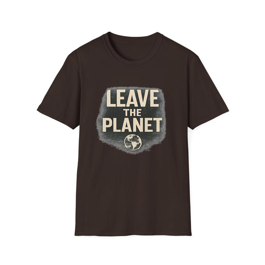 Leave the Planet T‑Shirt – Retro Space Graphic Tee - Creations by Chris and Carlos