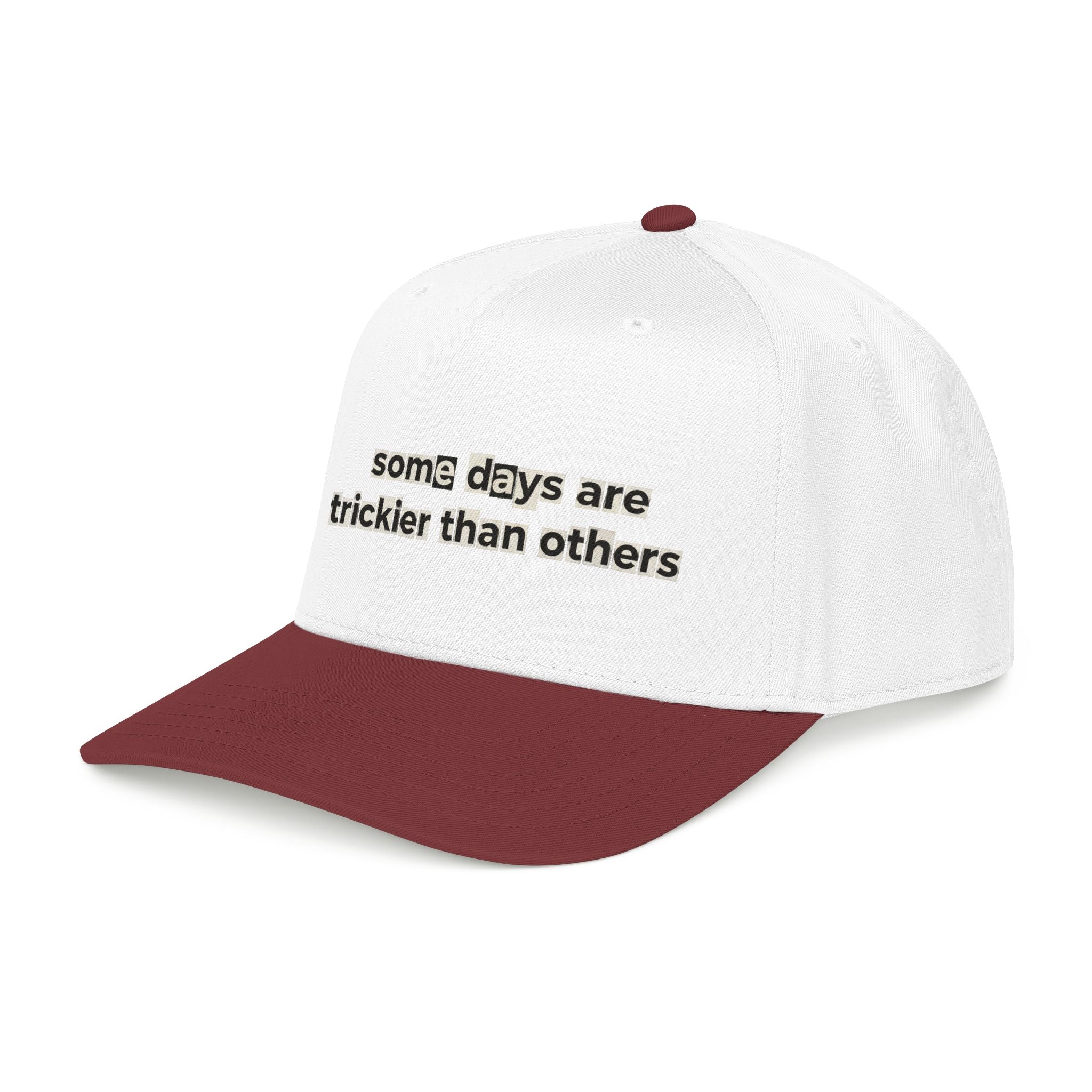 Baseball Cap — "Some Days Are Trickier Than Others" Patch - Creations by Chris and Carlos