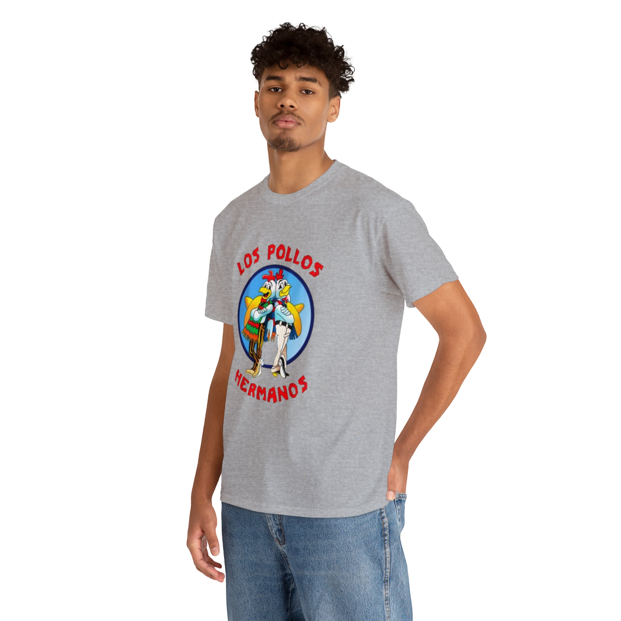 Pollos- Unisex Heavy Cotton T-Shirt - Creations by Chris and Carlos