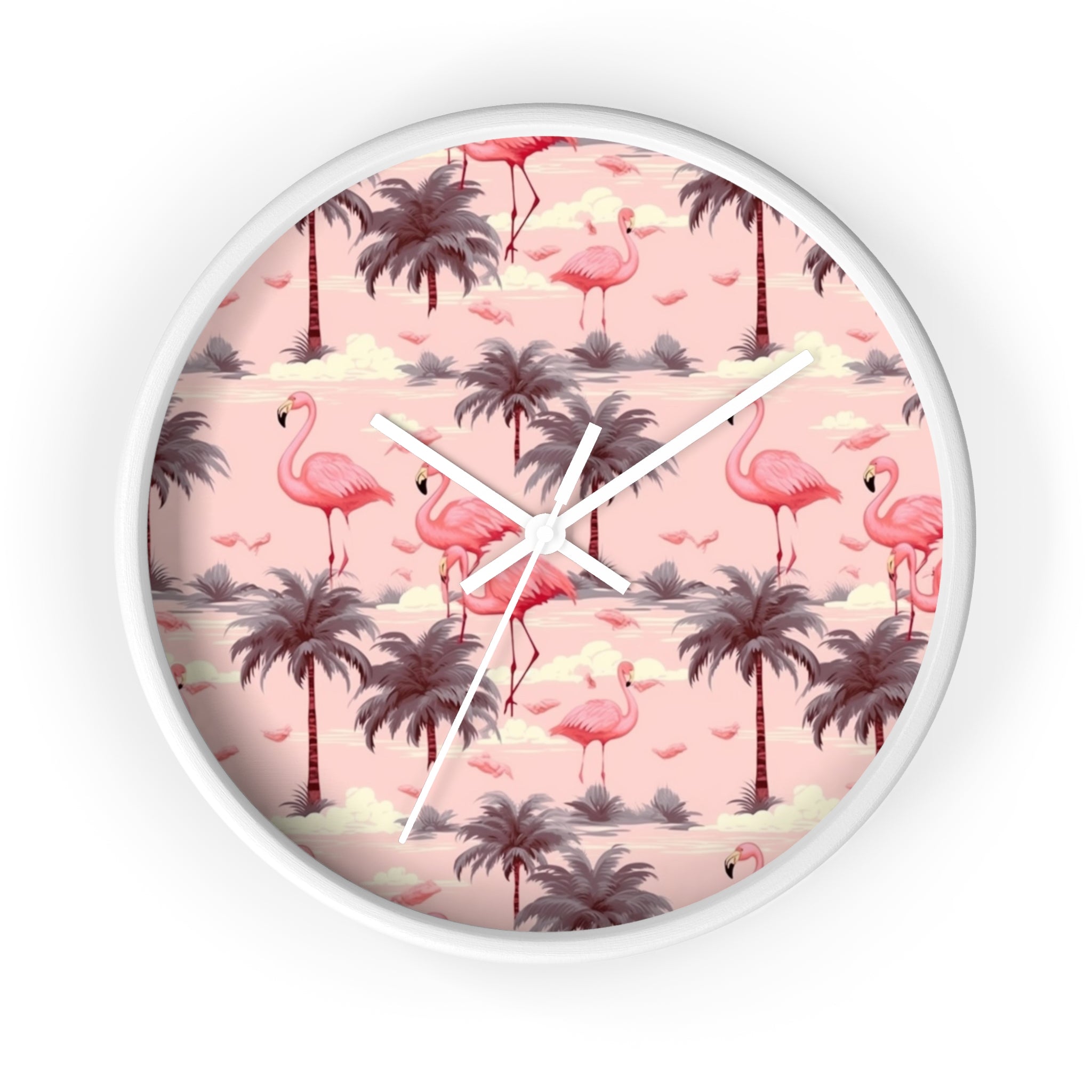 Flamingo- Wall Clock - Creations by Chris and Carlos