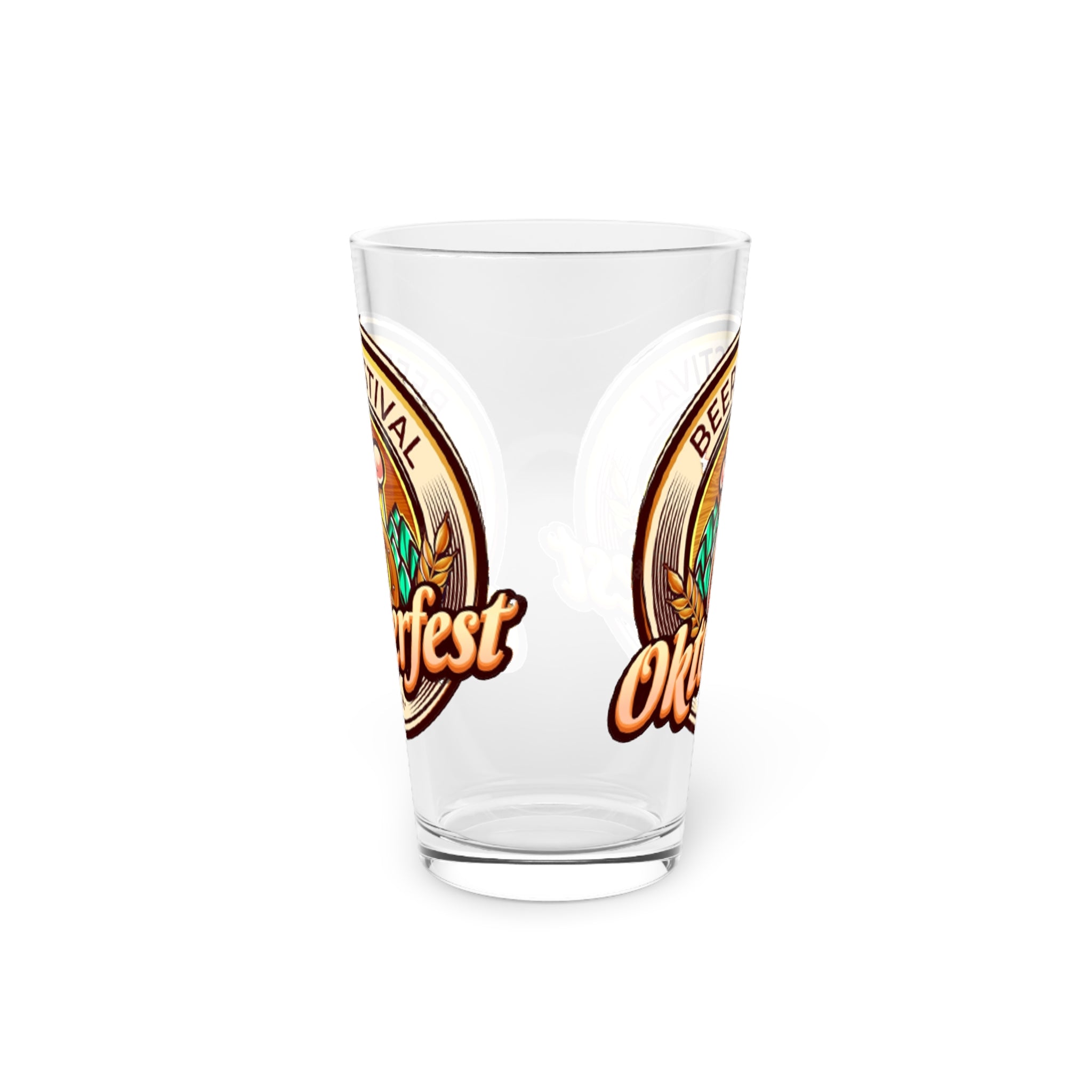 Oktoberfest- Pint Glass, 16oz - Creations by Chris and Carlos