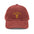Yellowstone Embroidered Corduroy Cap — Vintage Rust Baseball Hat - Creations by Chris and Carlos