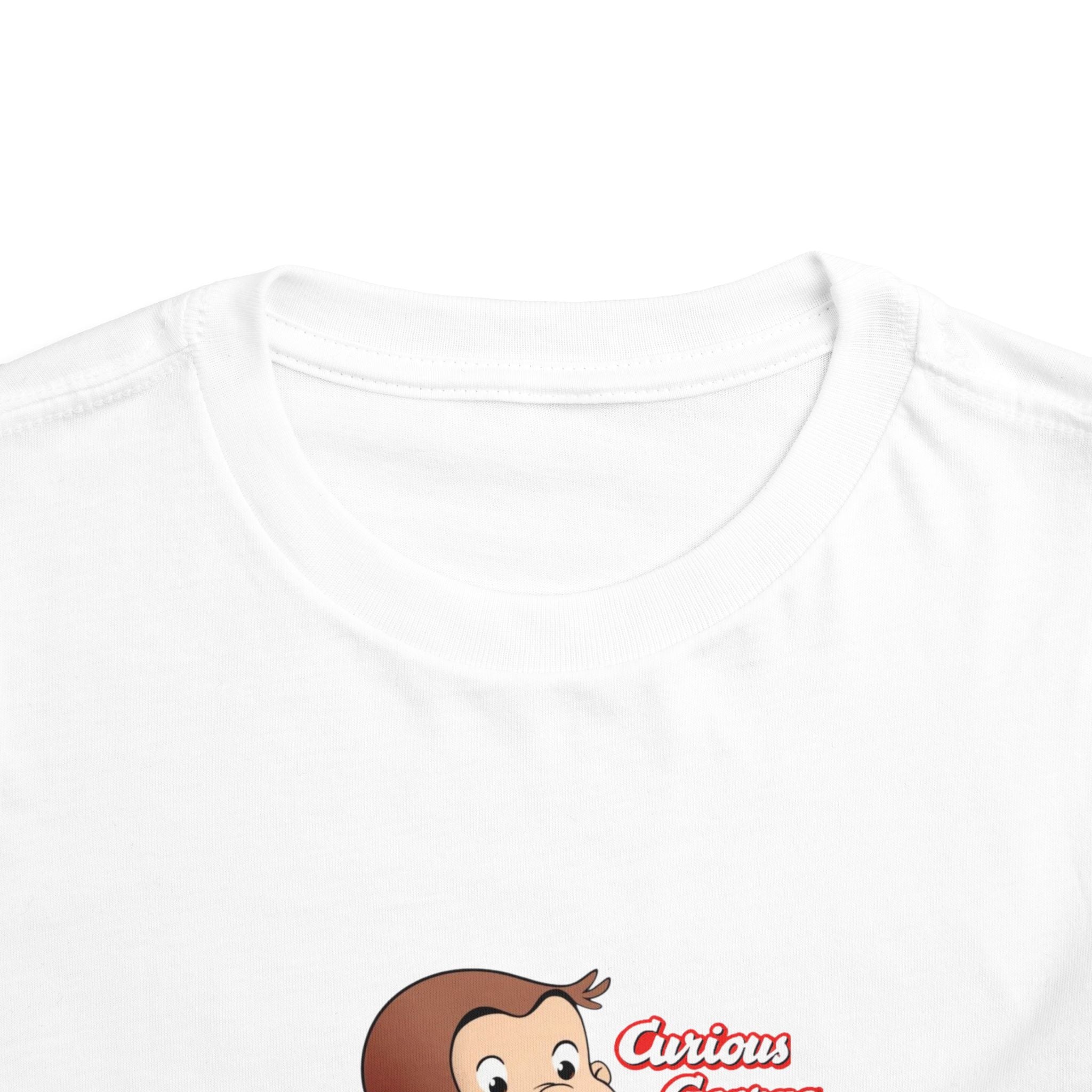 Curious Monkey Toddler Tee – Cute Banana Cartoon Shirt - Creations by Chris and Carlos