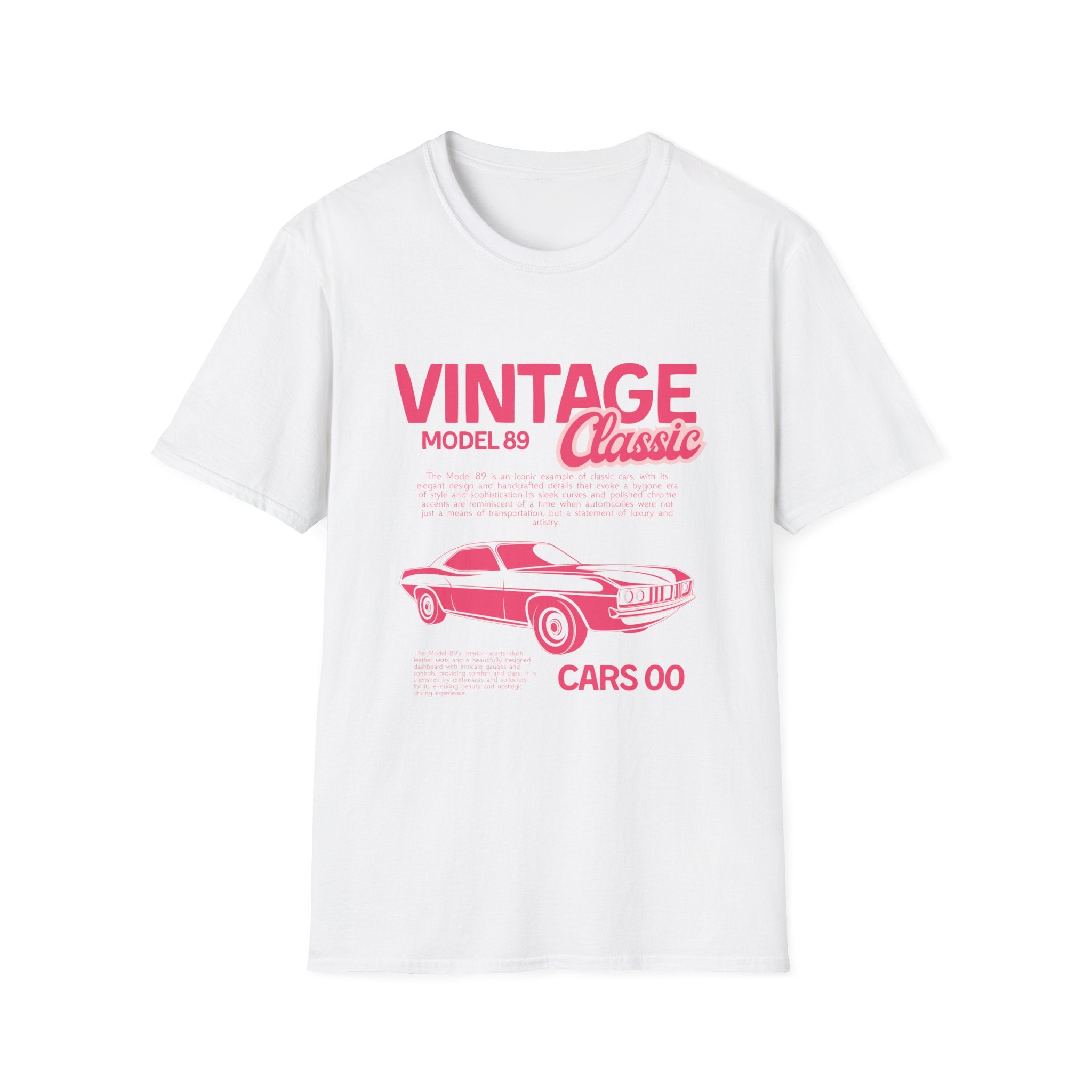 Vintage Classic Car T-Shirt — Retro Muscle Car Graphic Tee - Creations by Chris and Carlos